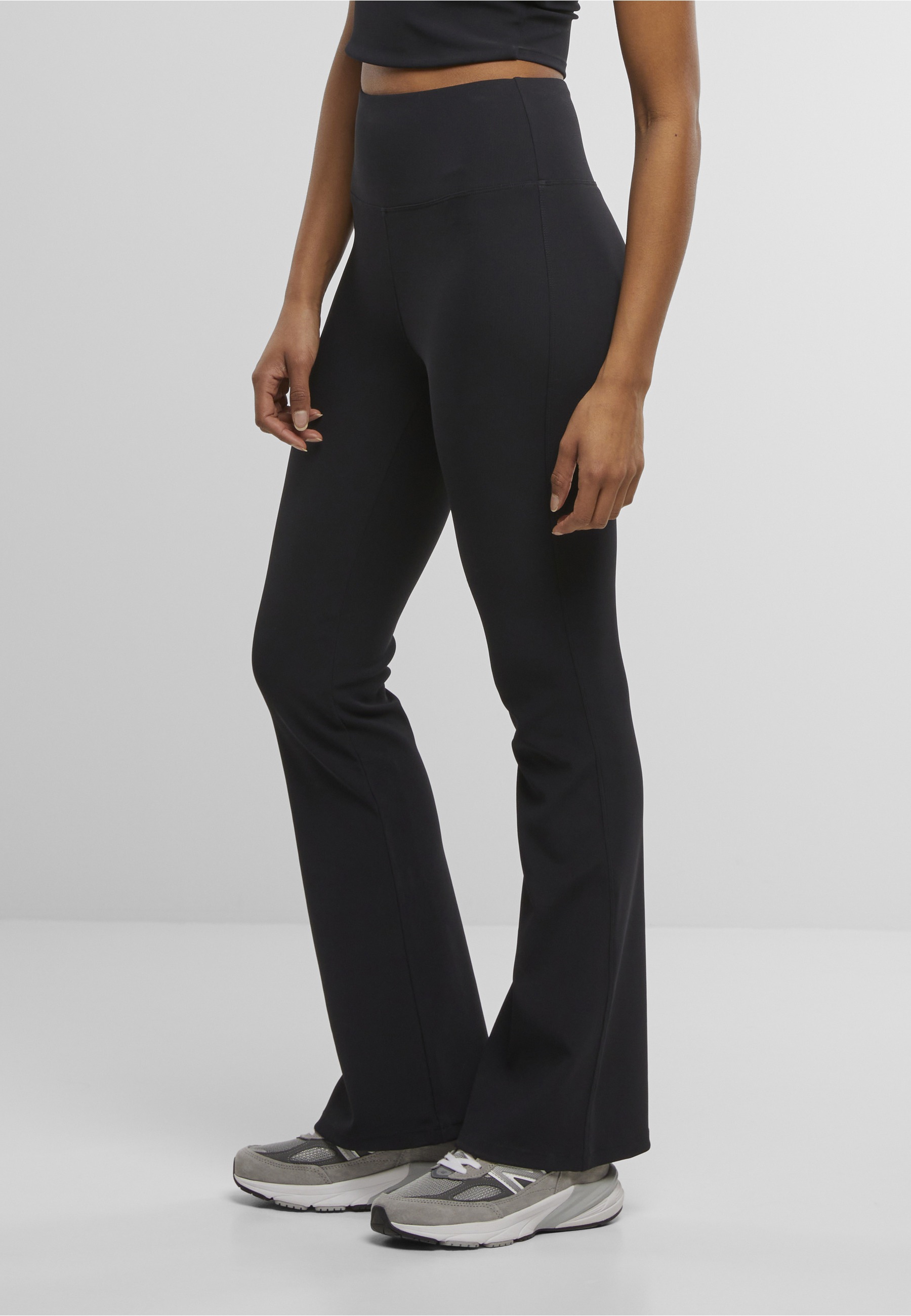 URBAN CLASSICS Leggings »Urban Classics Ladies Flared Leggings Rib«