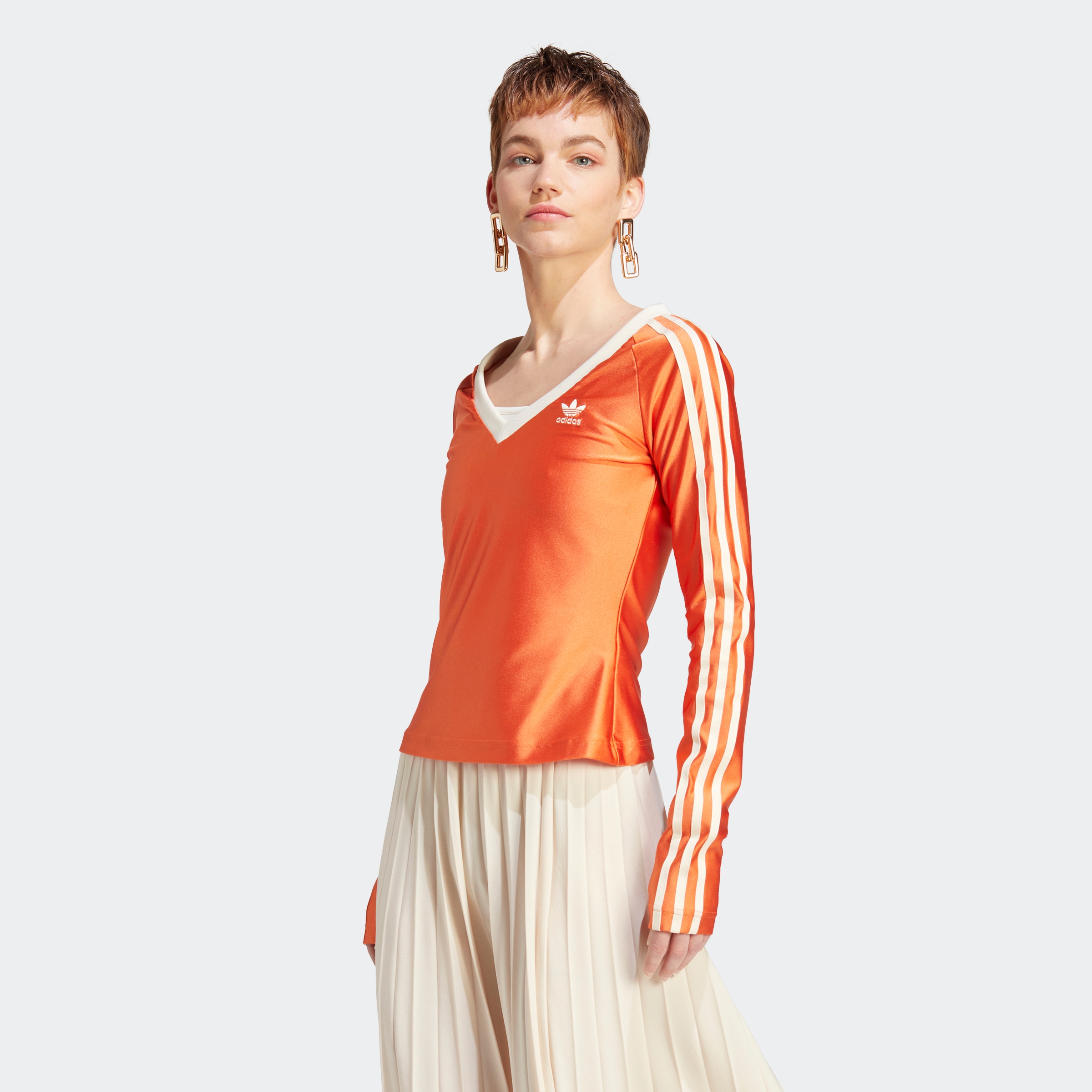 adidas Originals Overall »ADICOLOR 70S VNECK LONGSLEEVE«