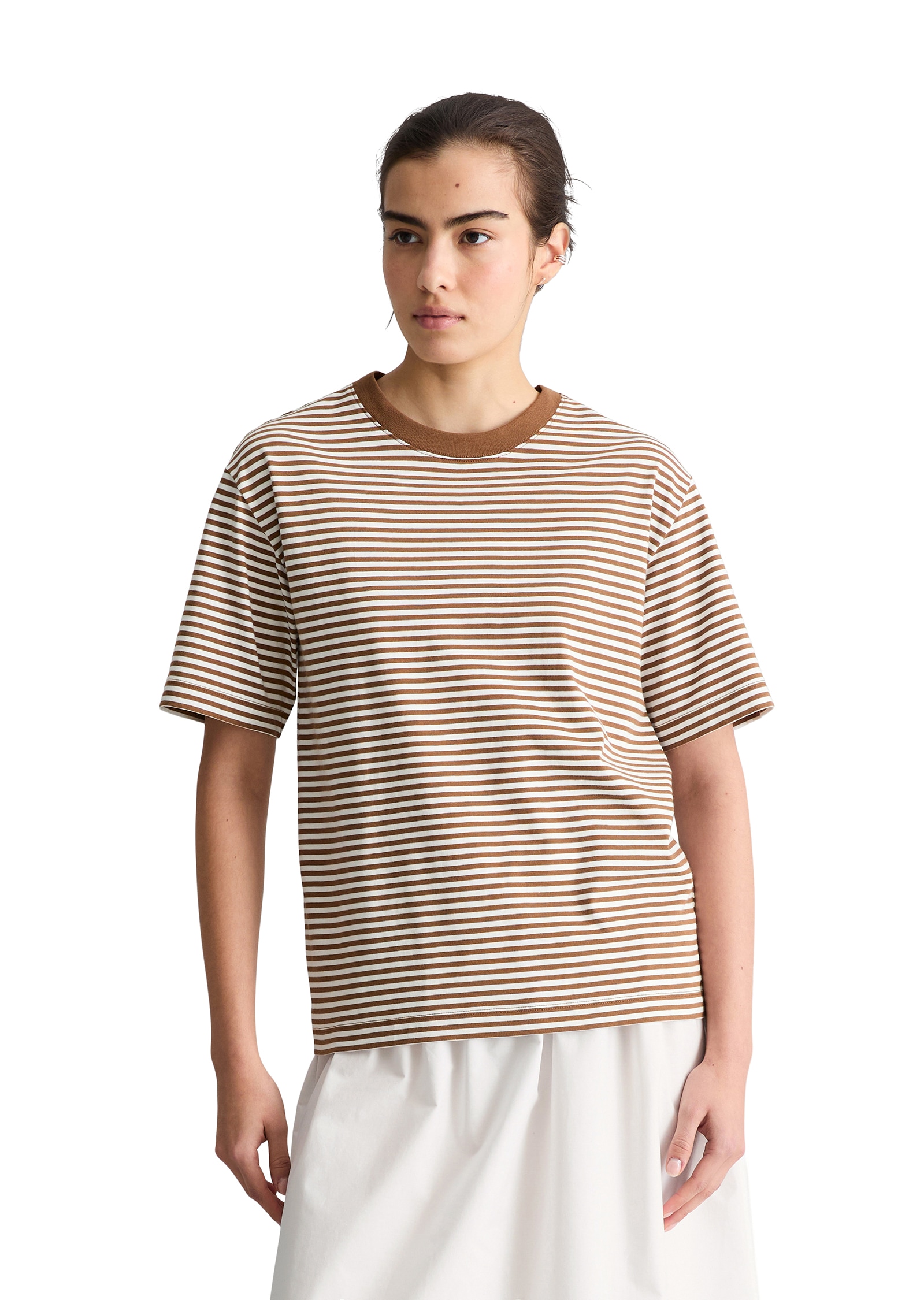 Marc OPolo DENIM T-Shirt Streifen-T-Shirt regular aus Organic Cotton günstig online kaufen