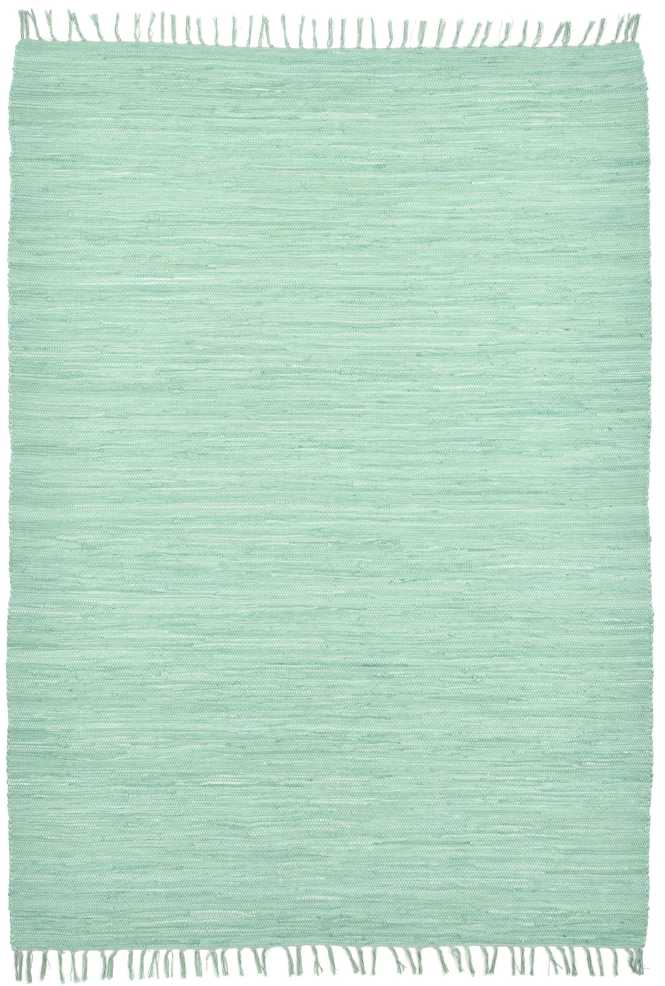 THEKO Teppich "Happy Cotton Fleckerl, handgewebt" rechteckig 5 mm Höhe Flac günstig online kaufen