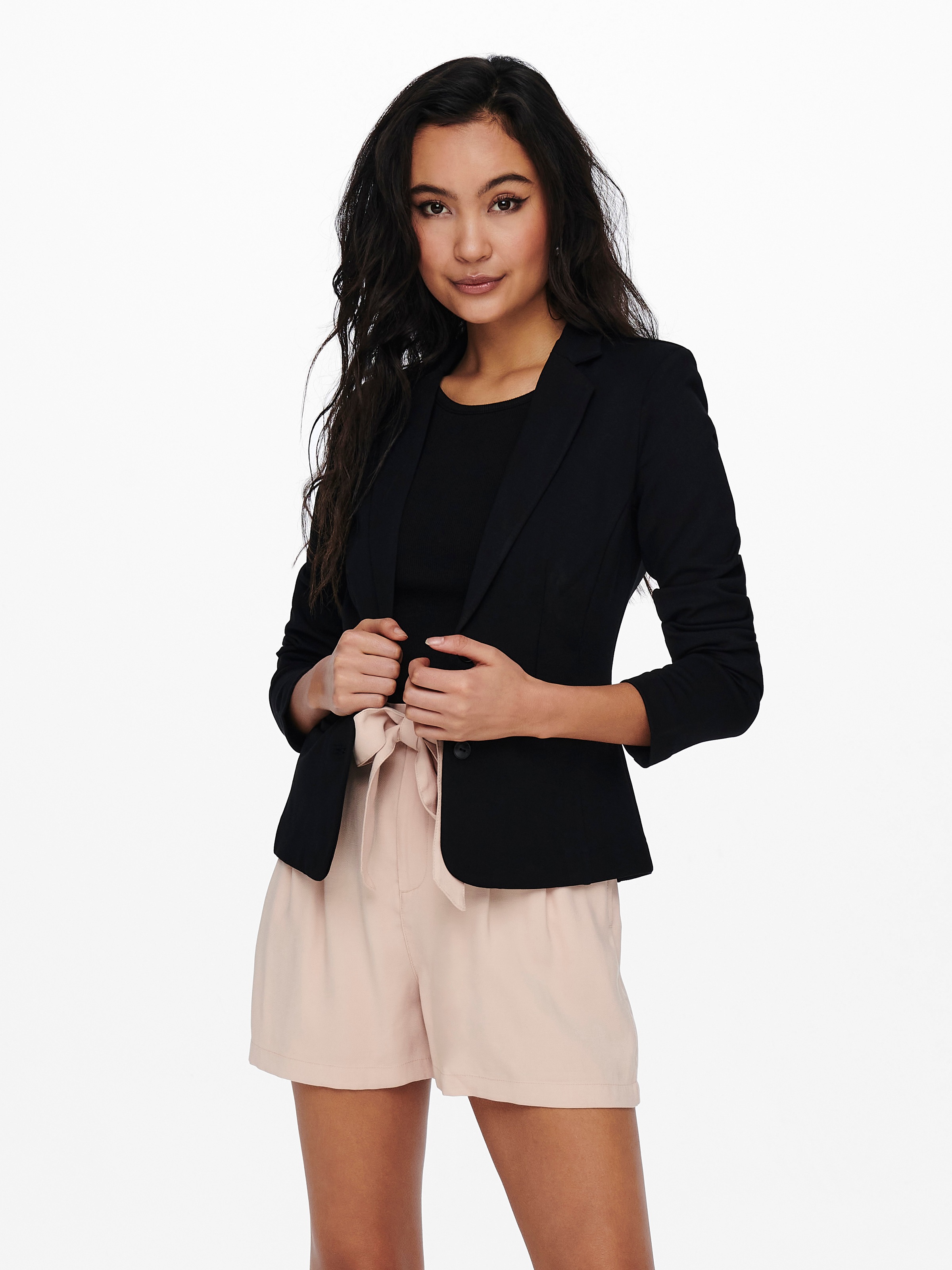 ONLY Jerseyblazer "ONLPOPTRASH – 2-Knopf Blazer mit taillierter Silhouette" günstig online kaufen
