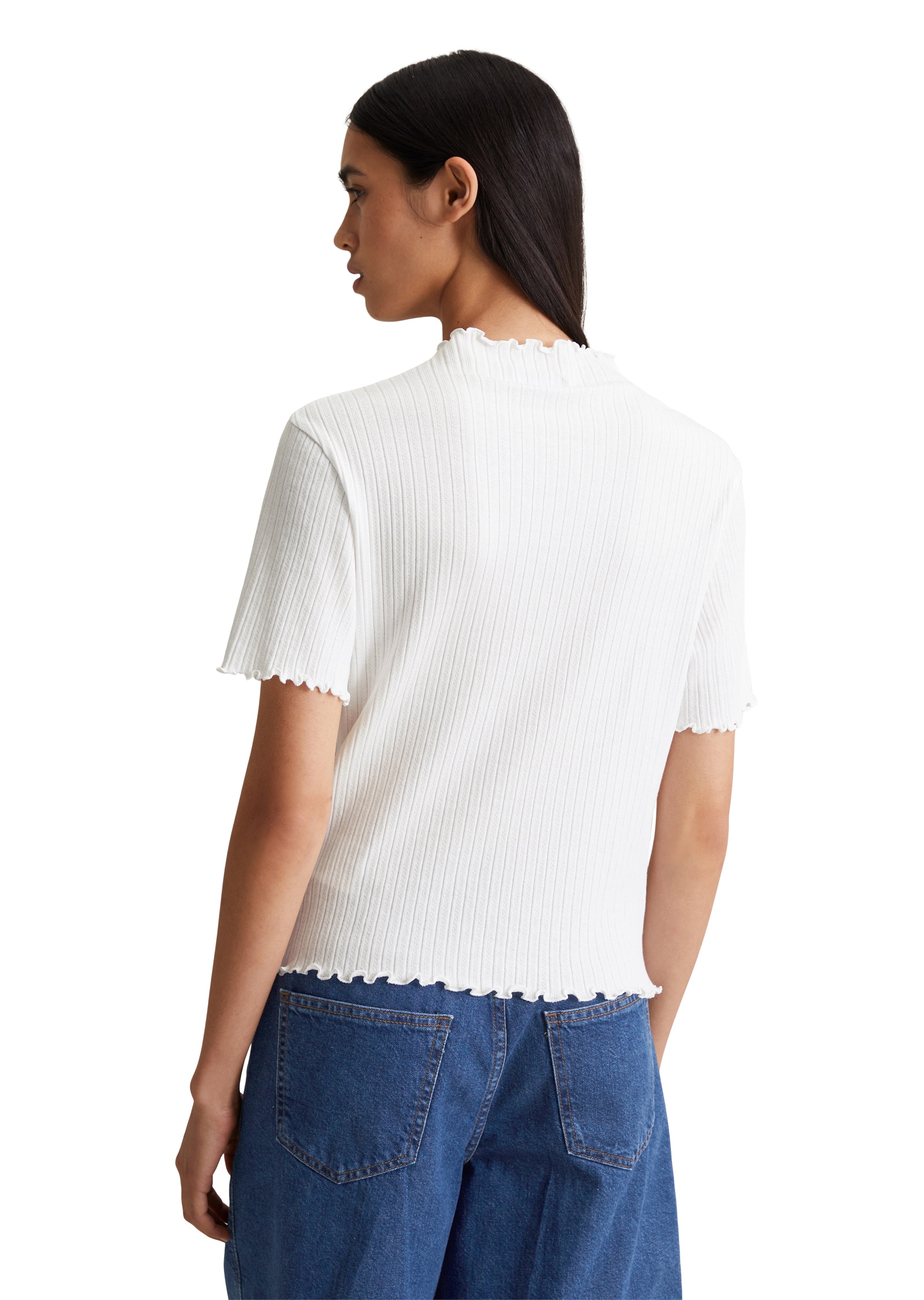 Marc O'Polo DENIM T-Shirt »aus modernem Ribbjersey«
