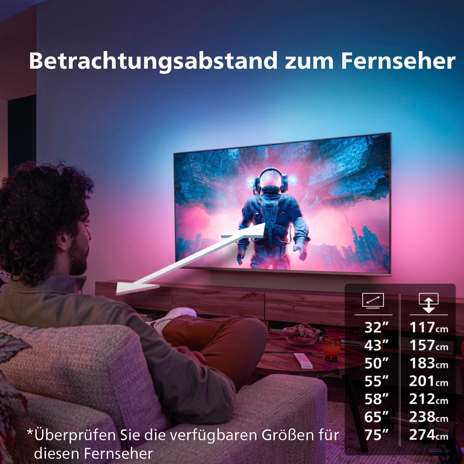 Philips Mini-LED-Fernseher »75PML9008/12«, 4K Ultra HD, Smart-TV
