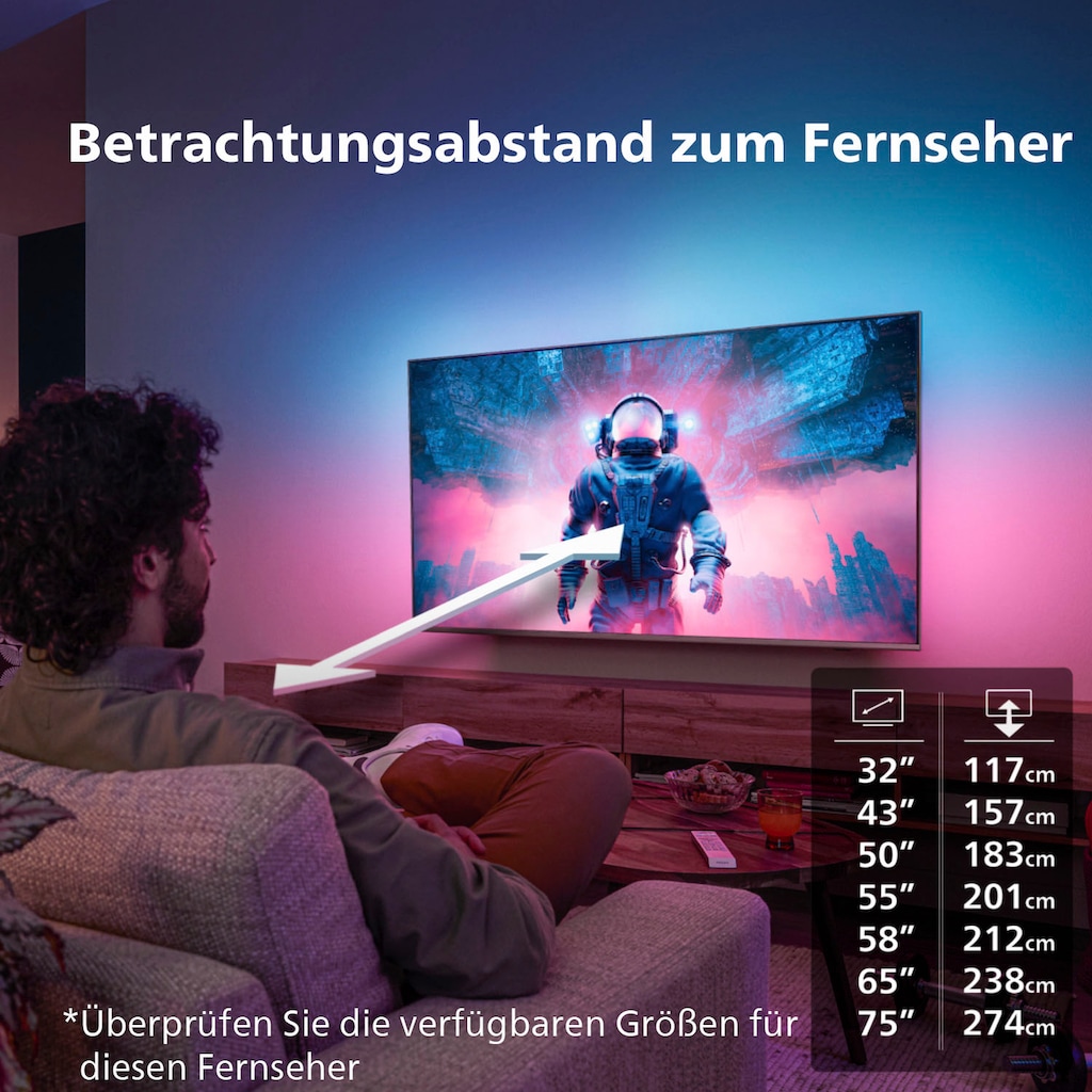 Philips Mini-LED-Fernseher »75PML9008/12«, 189 cm/75 Zoll, 4K Ultra HD, Smart-TV