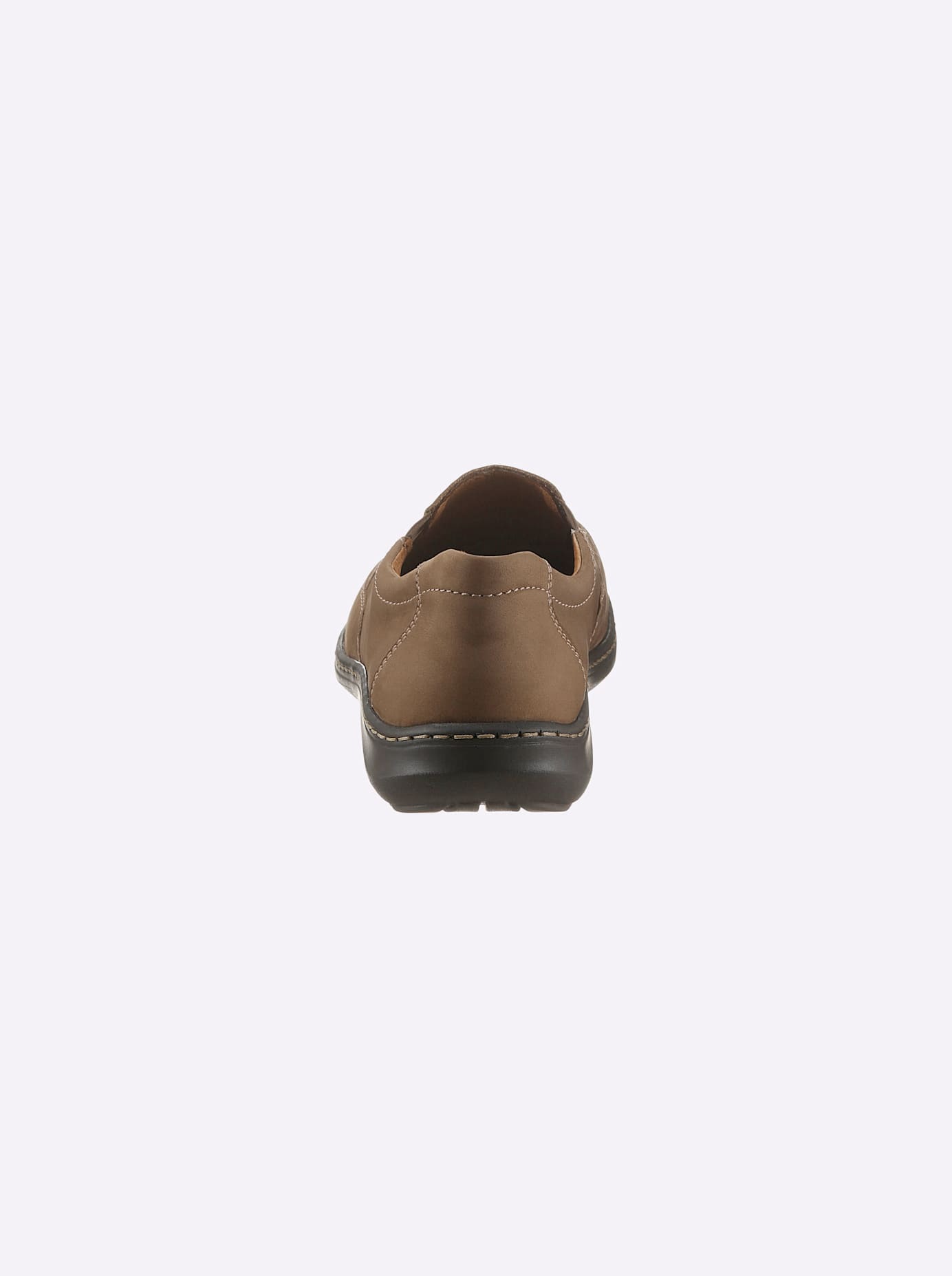 Slipper WALDLÄUFER, Herren, Gr. 8,5, braun (schlamm), Nubukleder, Schuhe Slipper 3