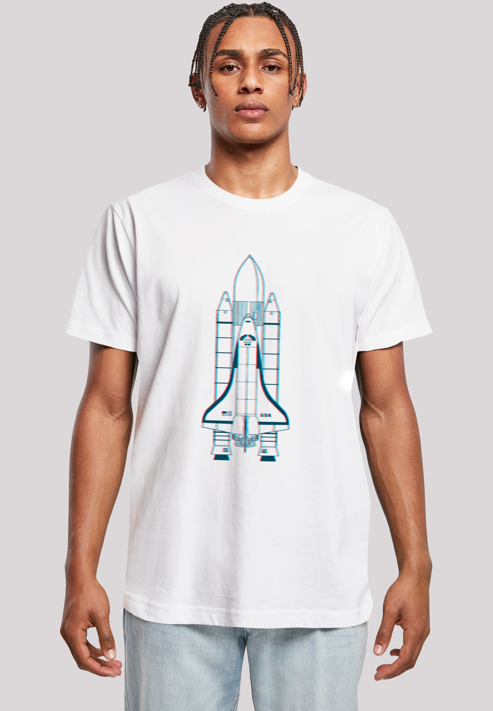 F4NT4STIC T-Shirt "NASA Space Shuttle Enterprise Two Tone", Premium Qualitä günstig online kaufen