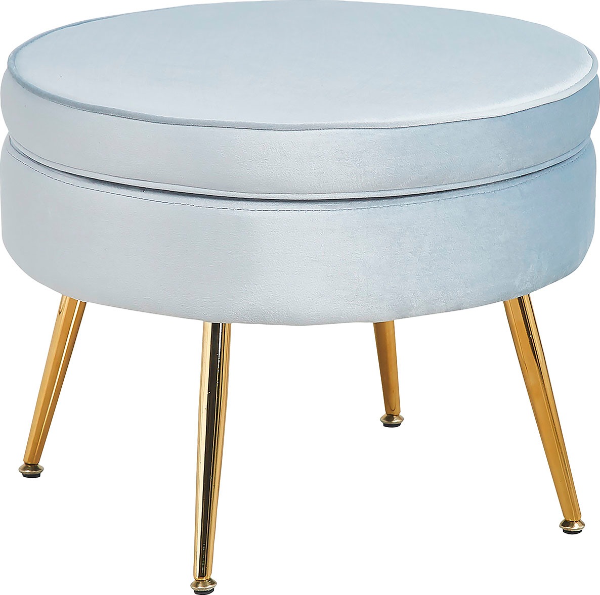 SalesFever Polsterhocker "Calm Gepolsterter Hocker mit Charme", mit hohem S günstig online kaufen