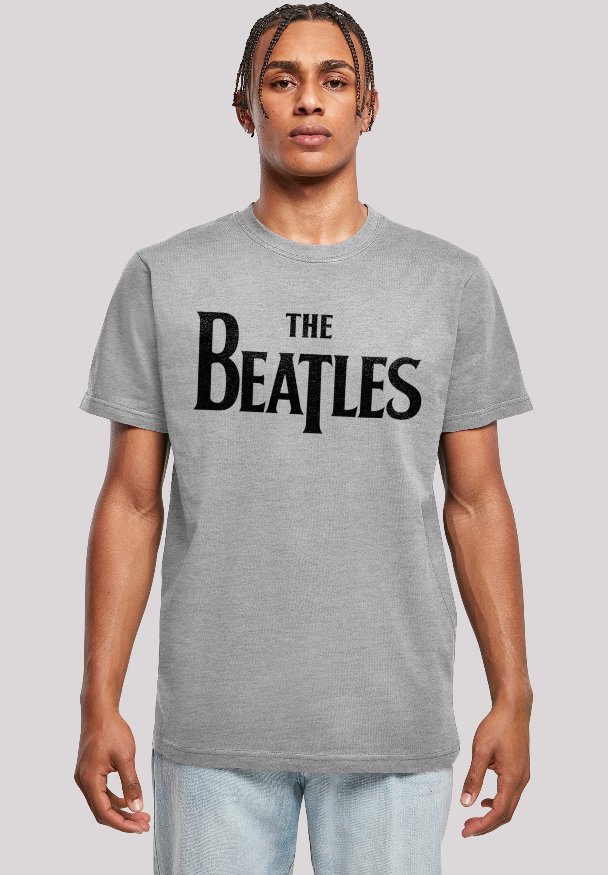 F4NT4STIC T-Shirt »The Beatles Band Drop T Logo Black«, Print ▷ für | BAUR