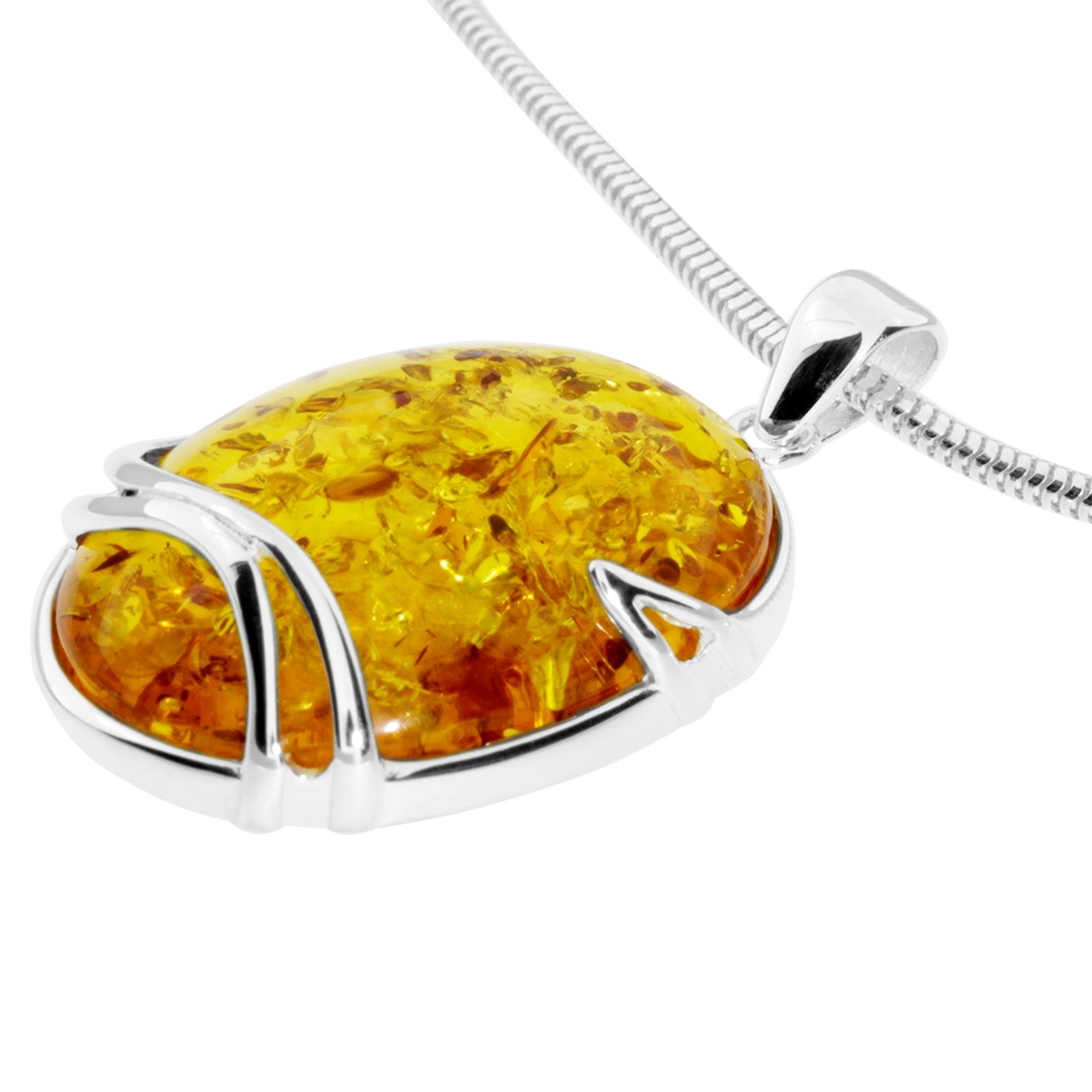 OSTSEE-SCHMUCK Kette mit Anhänger »Ostsee-Schmuck Kette mit Anhänger Lotte Kette mit Anhänger Lotte«, (2 tlg.)
