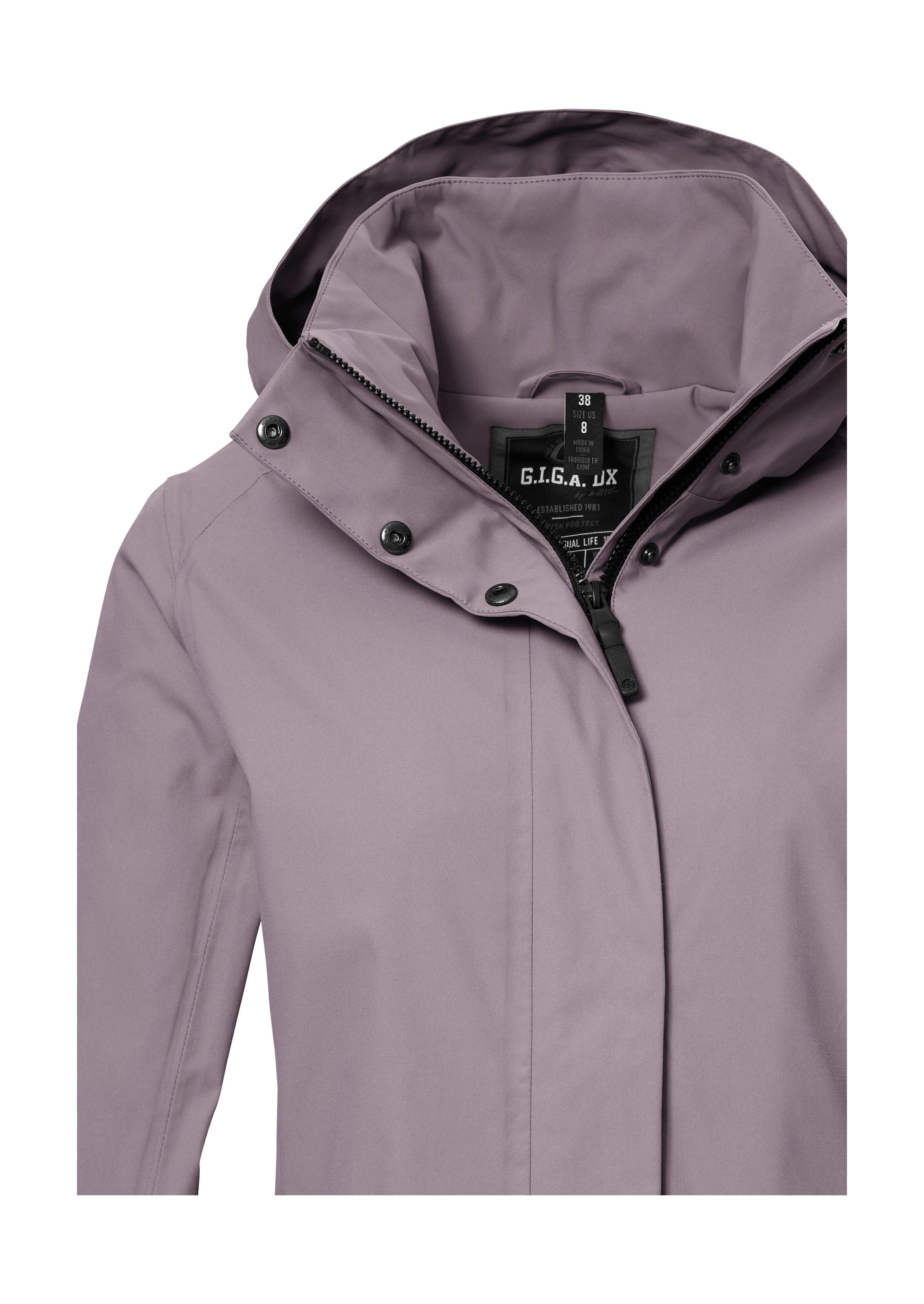 G.I.G.A. DX by killtec Funktionsjacke »GS 53 WMN JCKT«, Wasser- und winddichte Damenjacke mit abnehmbarer Kapuze, atmungsaktiv