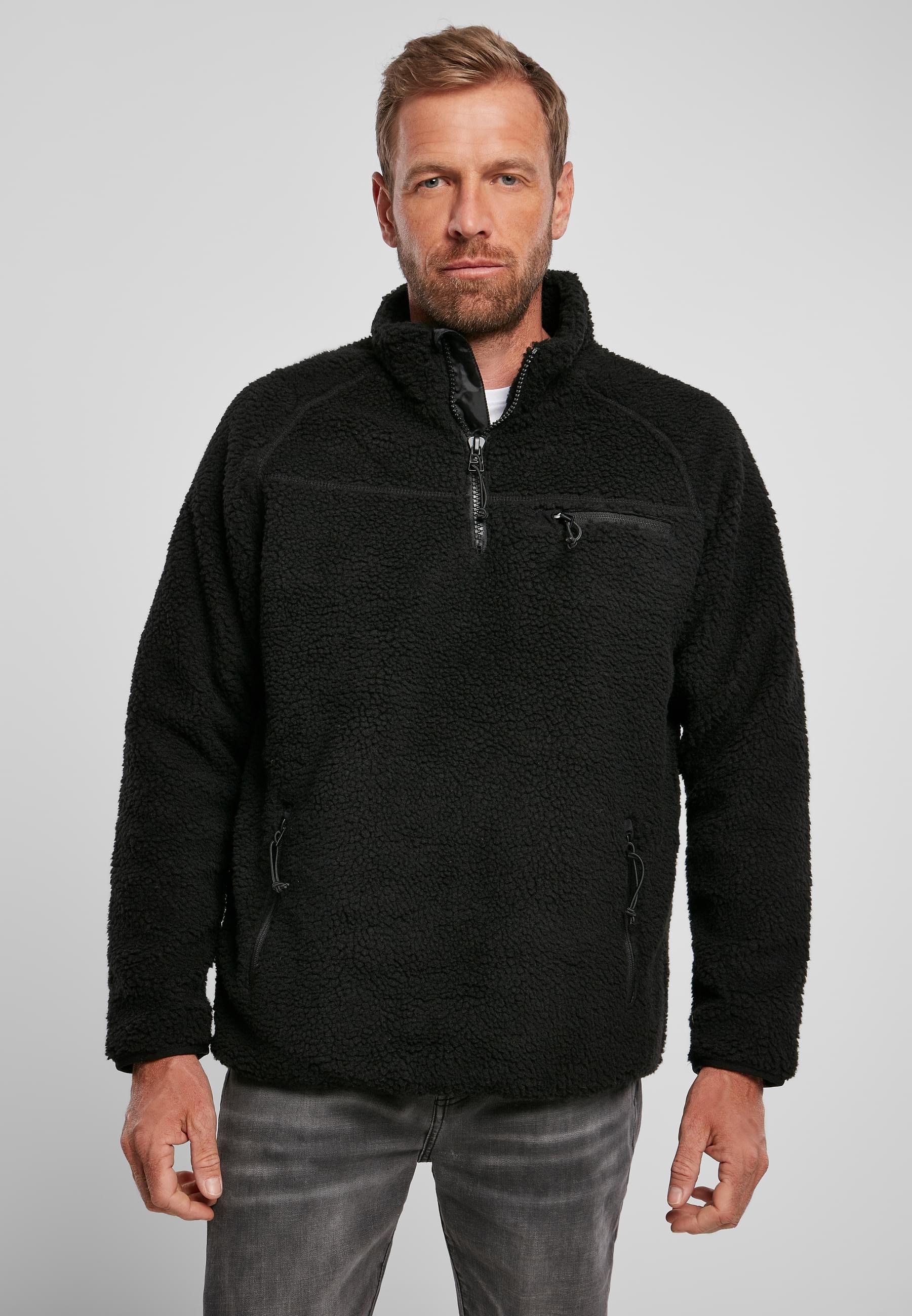 Brandit Sweatjacke »Brandit Herren Teddyfleece Troyer«