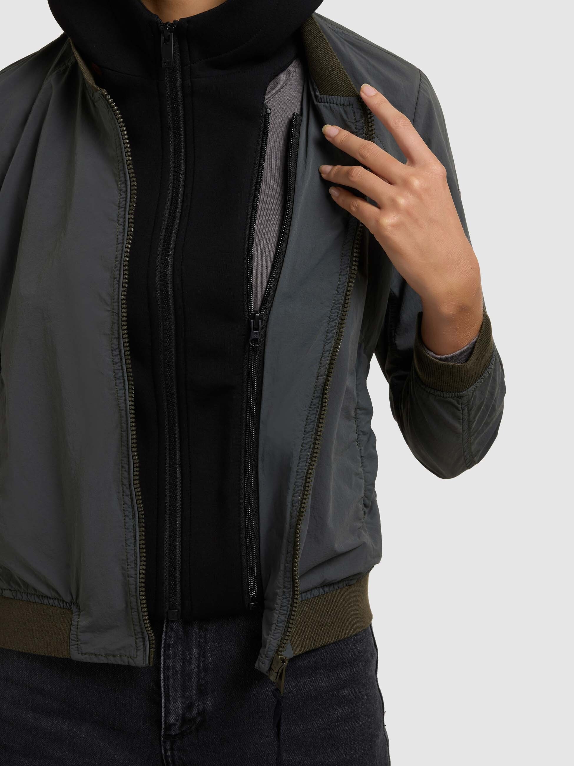 khujo Blouson »MEETS 2IN1« mit Kapuze