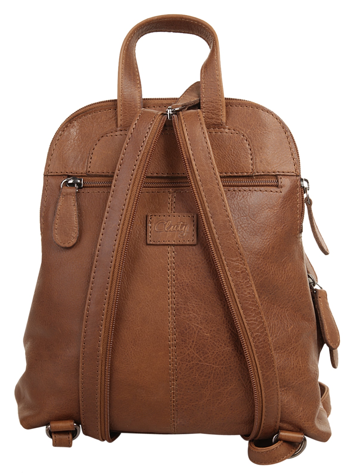 Cluty Cityrucksack, echt Leder