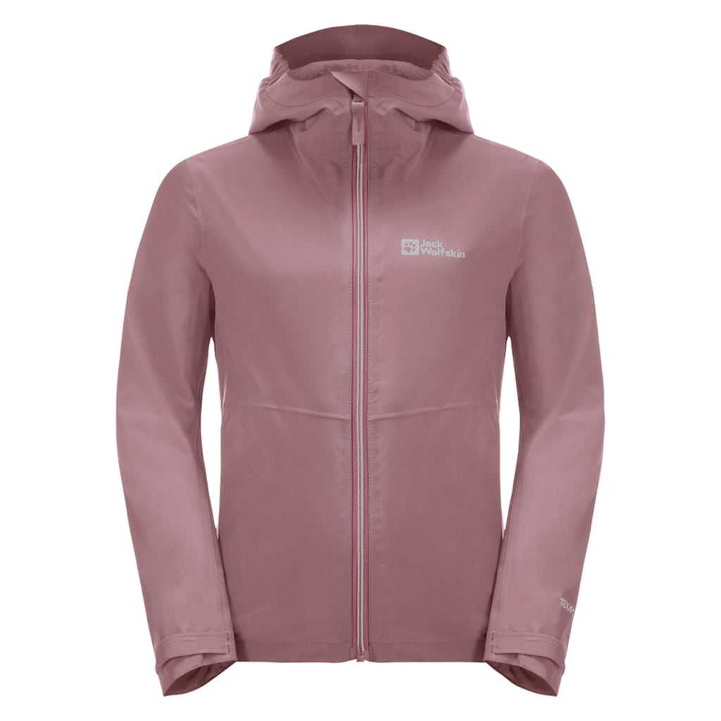 Jack Wolfskin Regenjacke »JWP SHELL K«, mit Kapuze