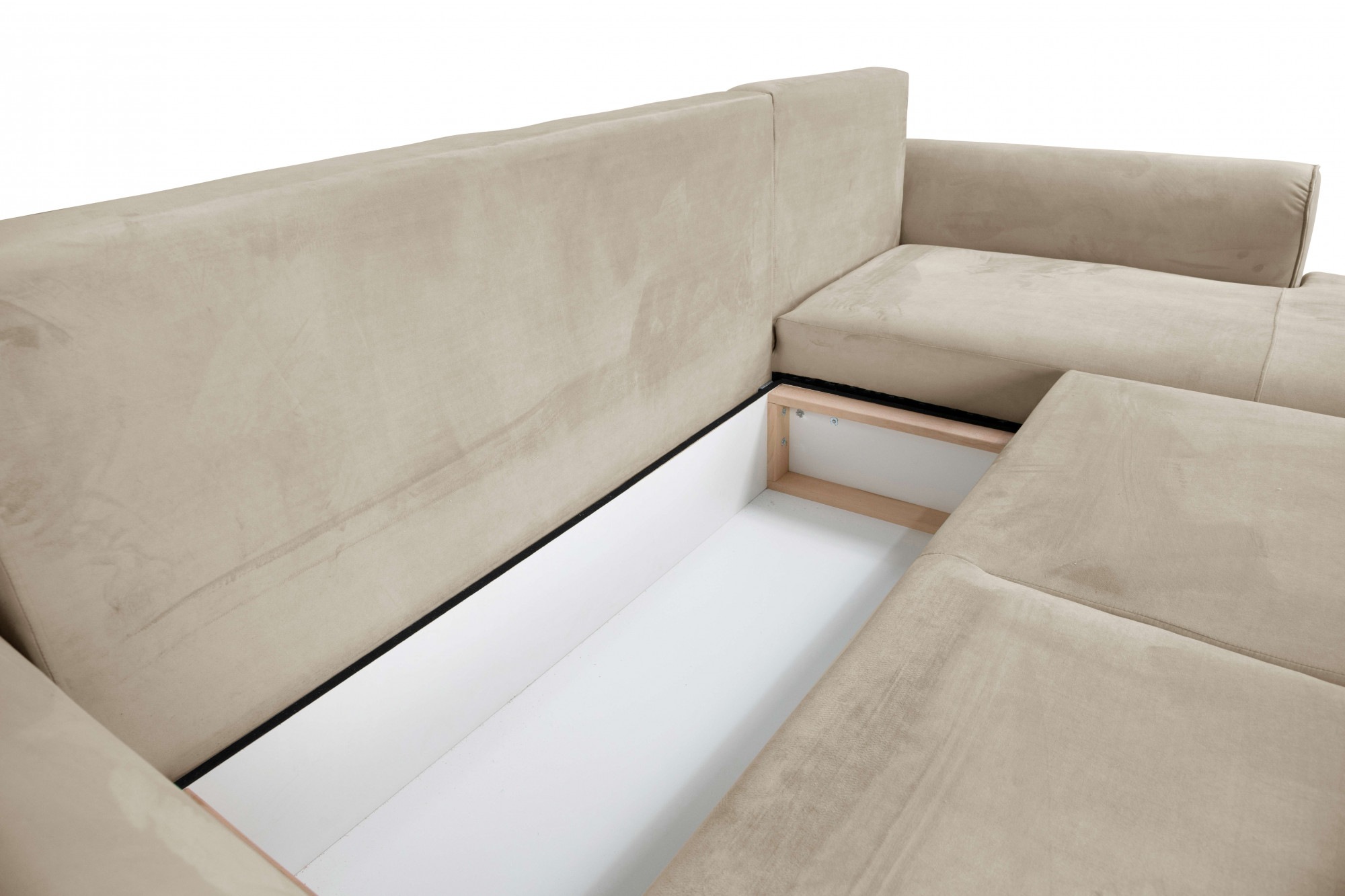INOSIGN Ecksofa »BEATRICE optionale Schlafsofa mit Bettkasten, B/T/H: 265/170/86 cm«, L-Form, wahlweise auch mit Bettfunktion und Bettkasten
