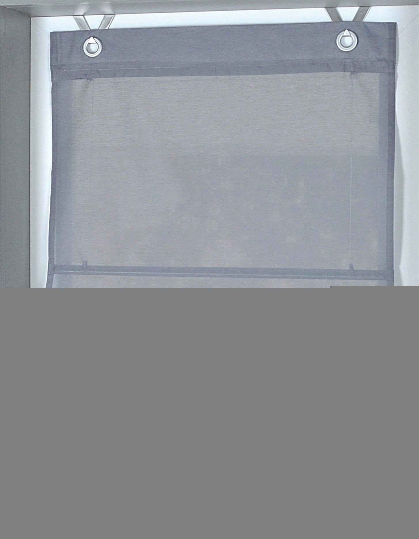 Kutti Raffrollo "Kessy Bessy" mit Hakenaufhängung ohne Bohren freihängend h günstig online kaufen