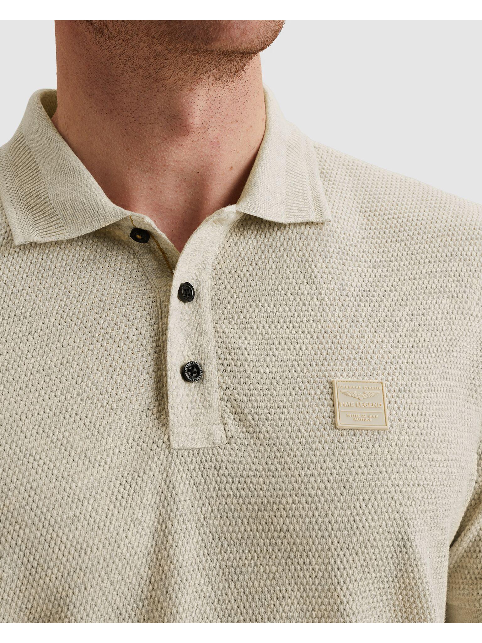 Thumbnail - PME LEGEND Poloshirt "Short Sleeve Polo Popcorn Jersey" aus Baumwolle