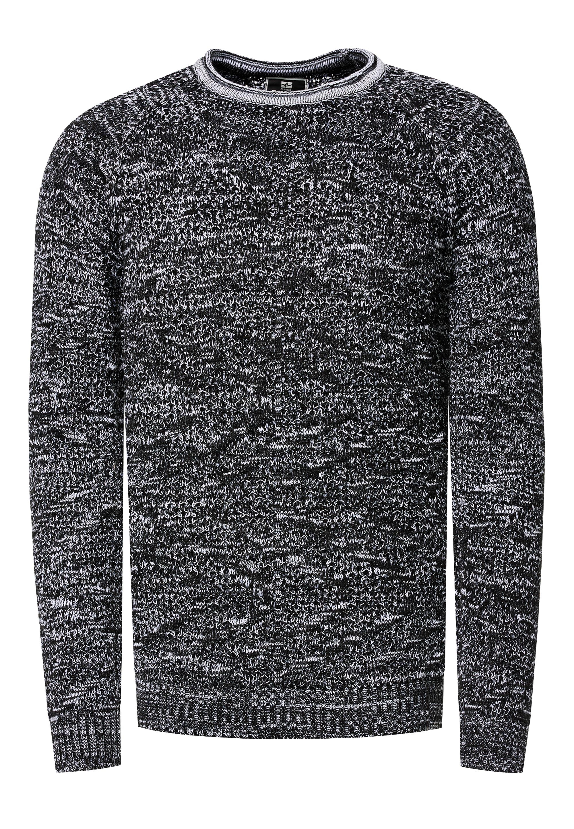 Rusty Neal Strickpullover, mit stylischem Muster
