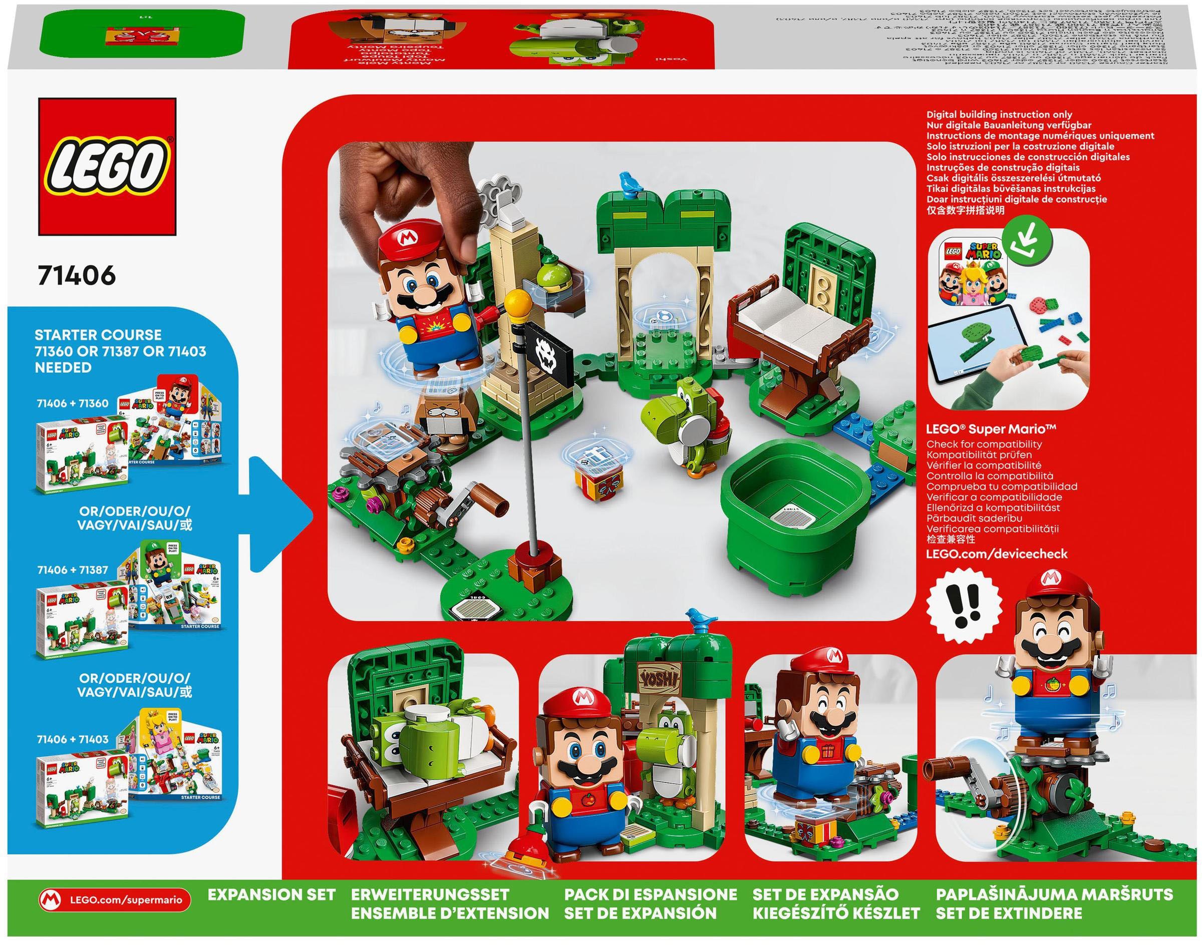 LEGO® Konstruktionsspielsteine »Yoshis Geschenkhaus – Erweiterungsset (71406), LEGO® Super Mario«, (246 St.), Made in Europe