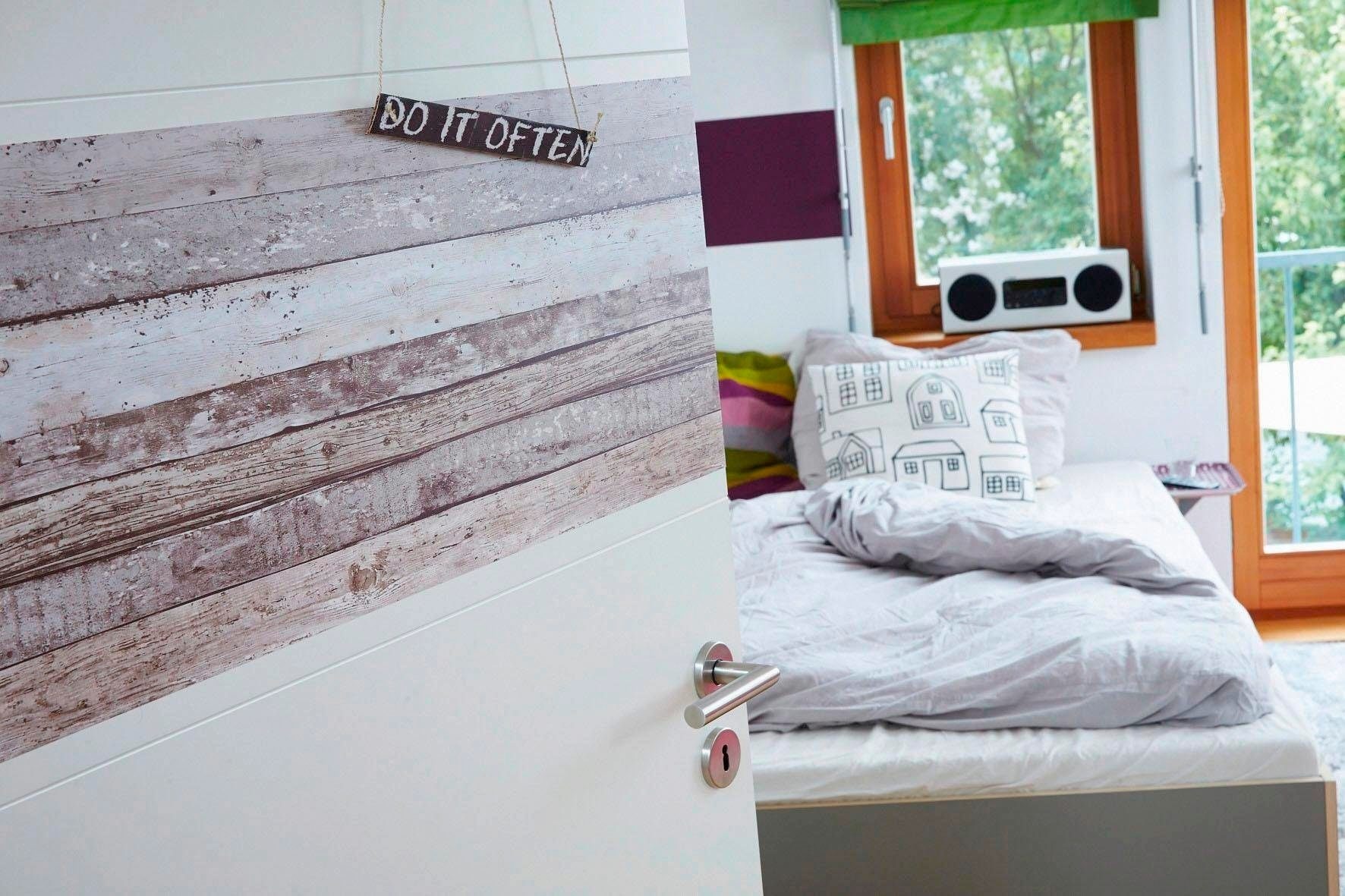 living walls Bordüre »pop.up Panel«, Holz, Holzplanken in Vintage-Optik, selbstklebend