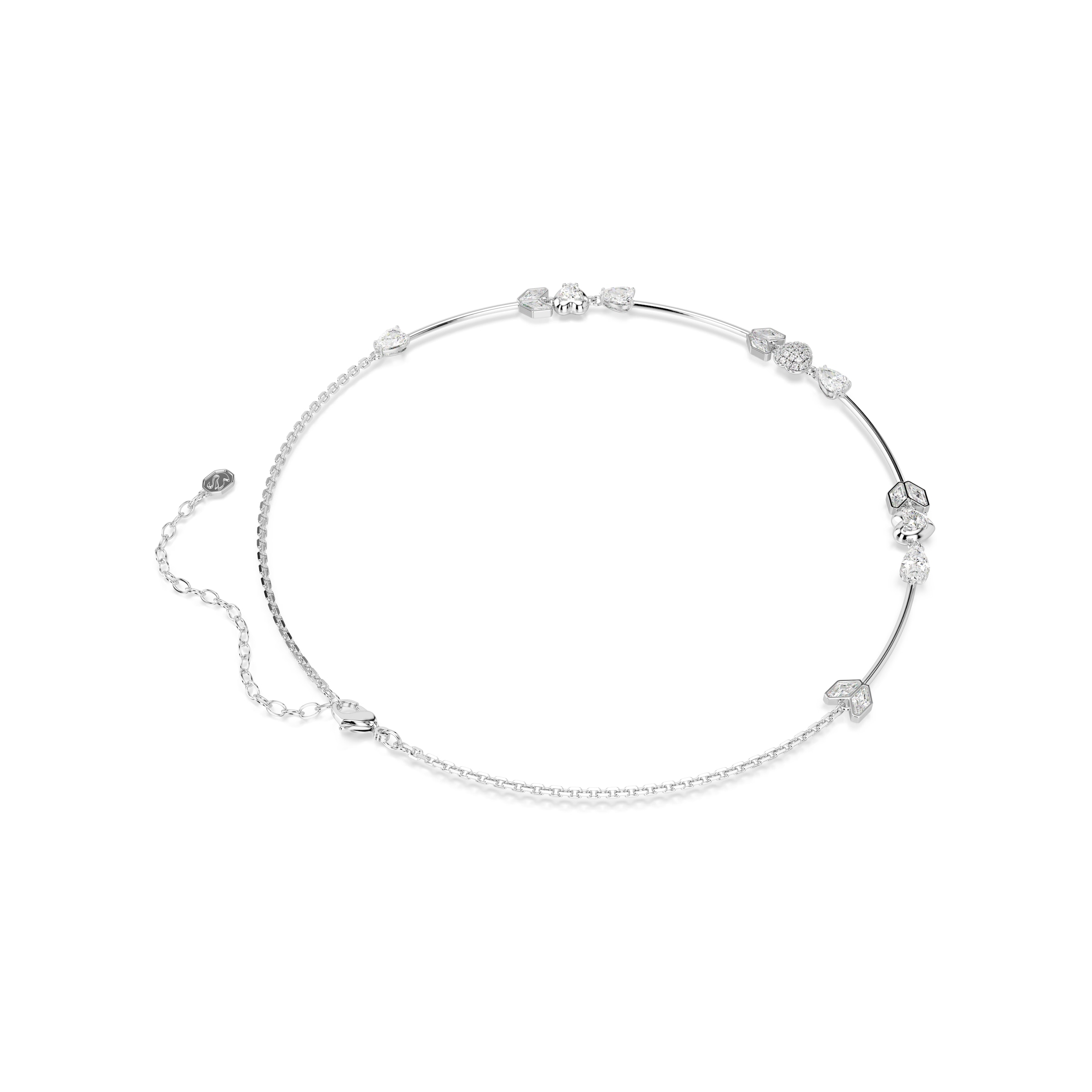 Swarovski Collier »Schmuck Geschenk Idyllia Halskette Herz mit Pfeil« mit Swarovski® Kristall - mit Swarovski® Perle