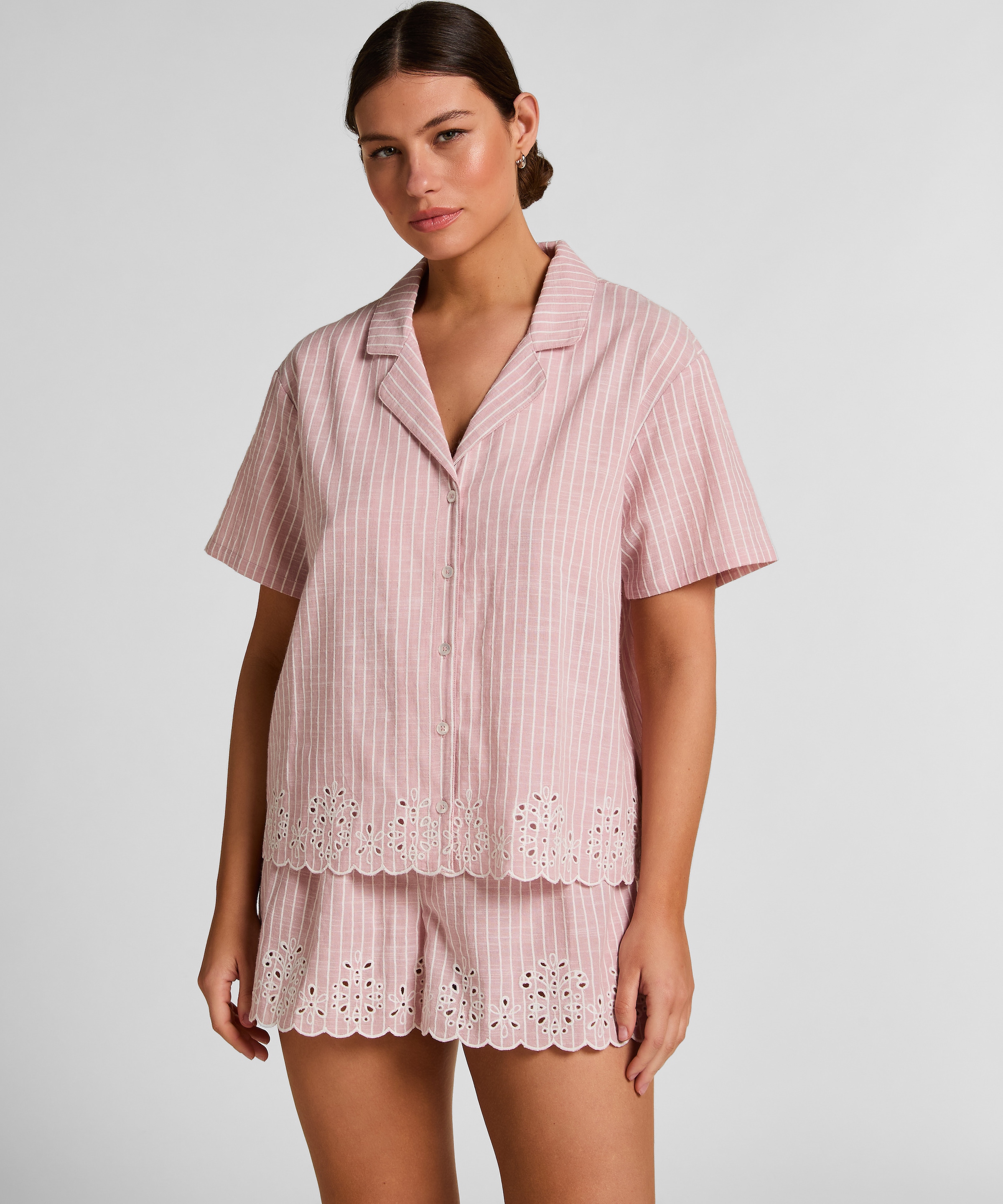Hunkemöller Pyjama "Gestreifte Pyjama-Shorts" günstig online kaufen