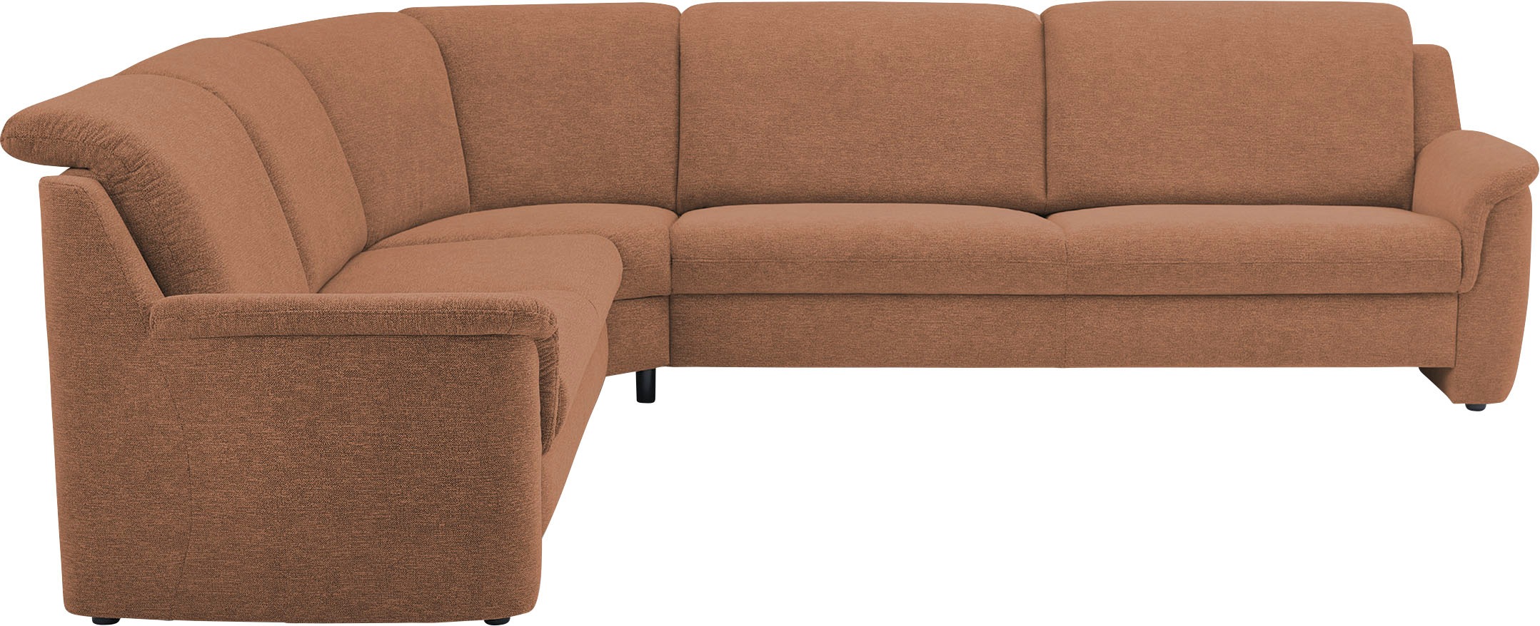 VILLA BECK Ecksofa »Garda L-Form«, (4 St.), inklusive Kopfteilverstellung, Stellmaß 277x245cm