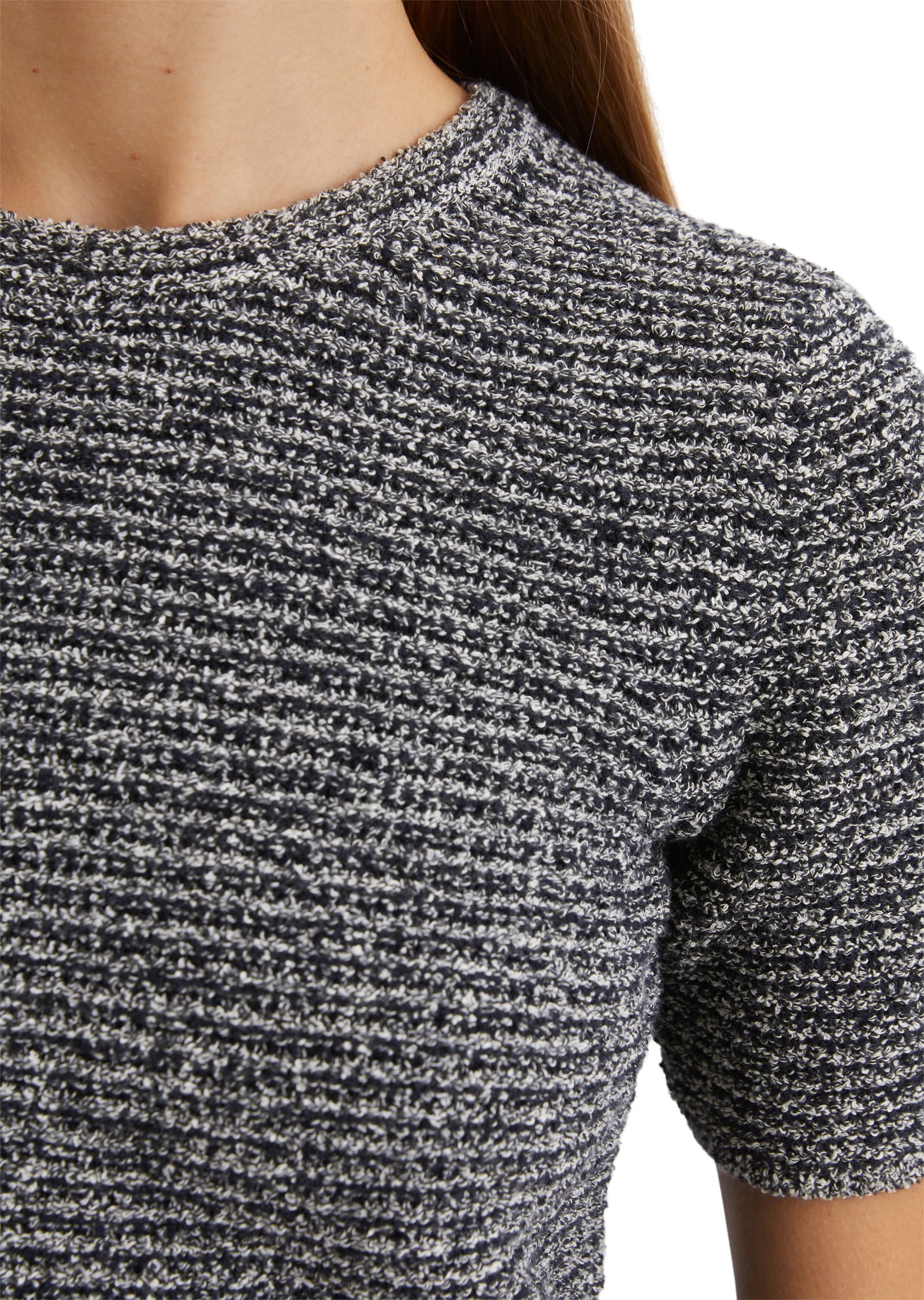 Marc O'Polo Rundhalspullover »aus Bouclé-Garn«