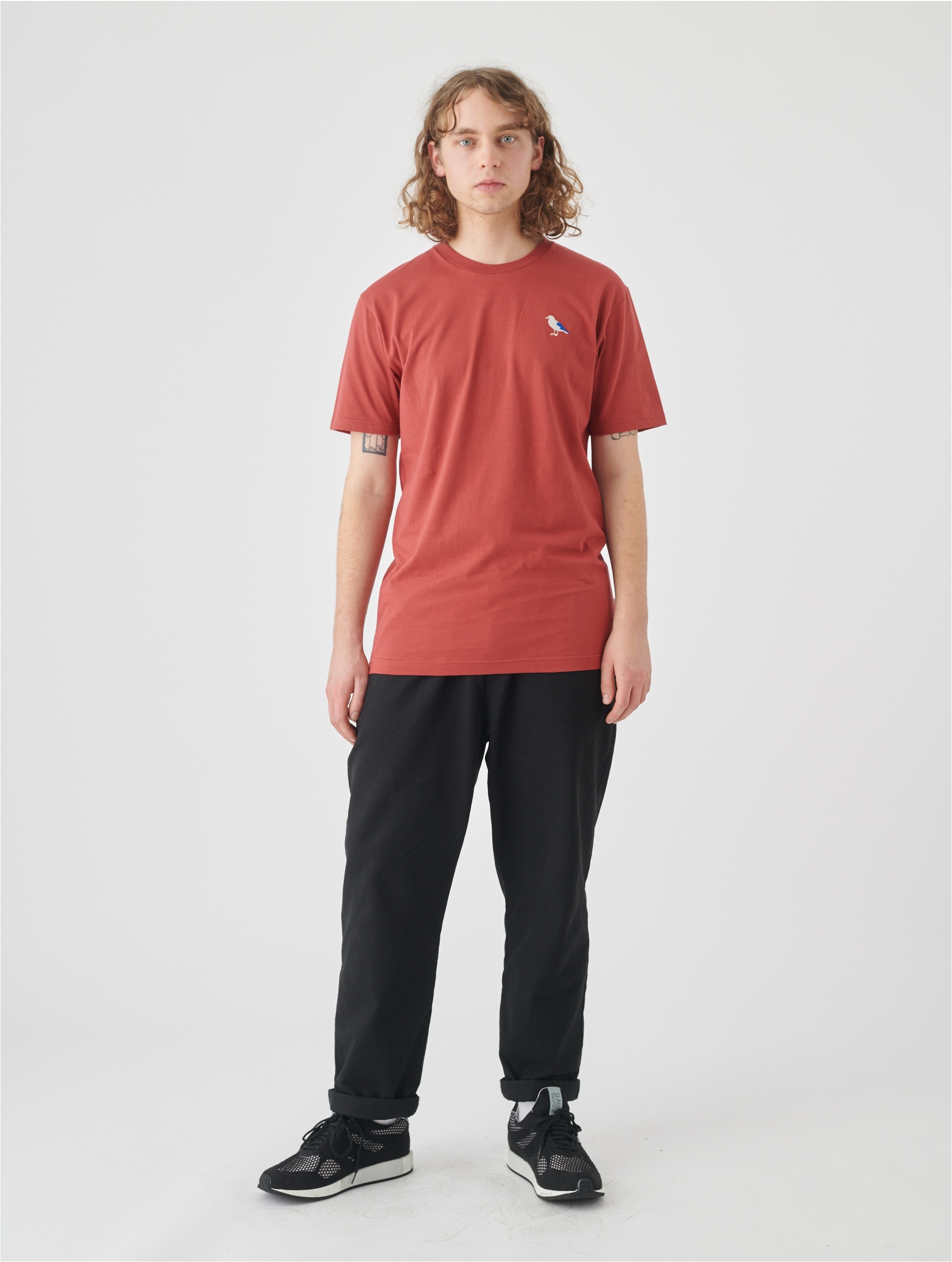 Cleptomanicx T-Shirt "Embro Gull" 1 Stk. tlg. mit Gull-Stickerei günstig online kaufen