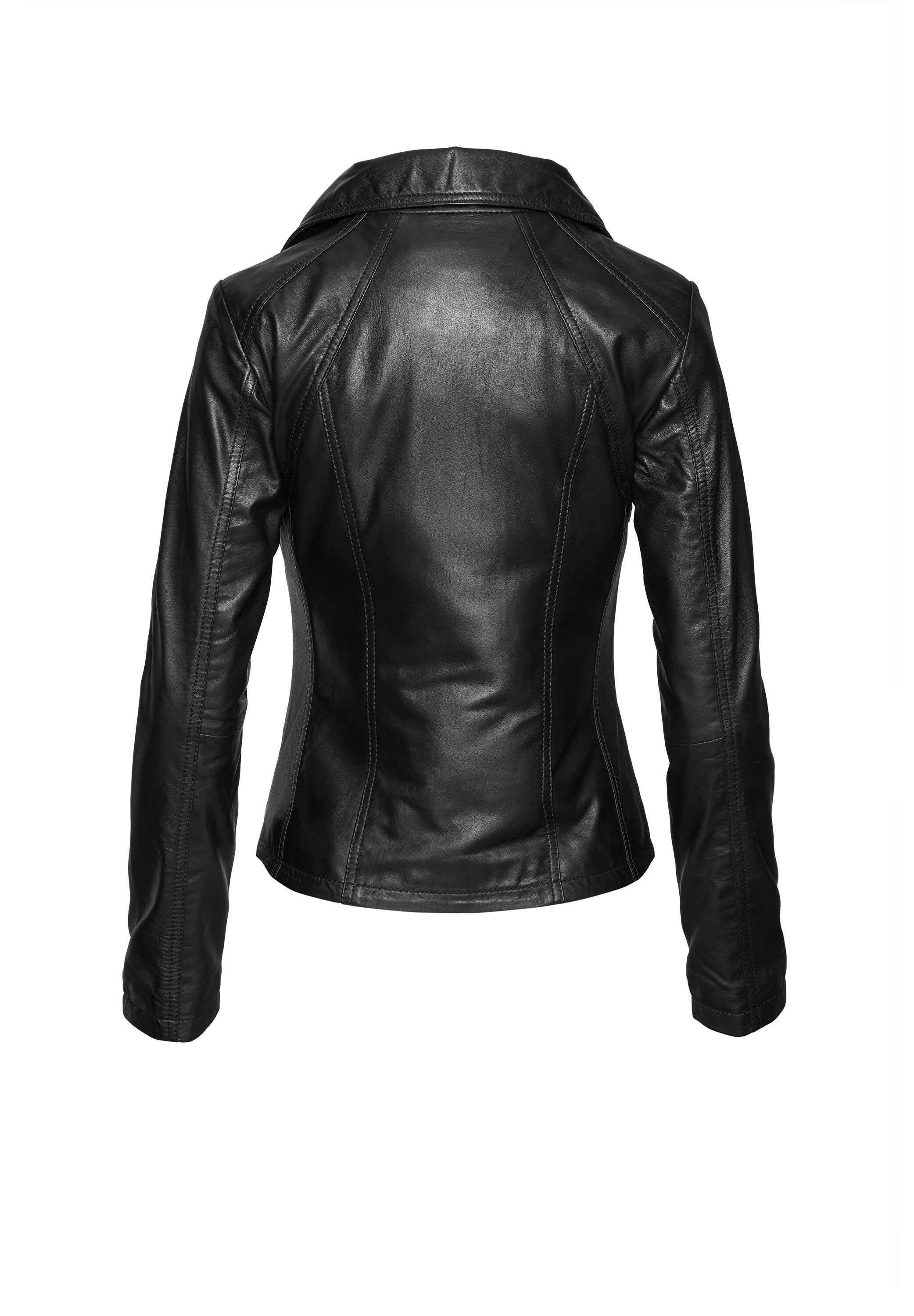 bugatti Lederjacke »bugatti Lederjacke« ohne Kapuze aus hochwertigem Leder