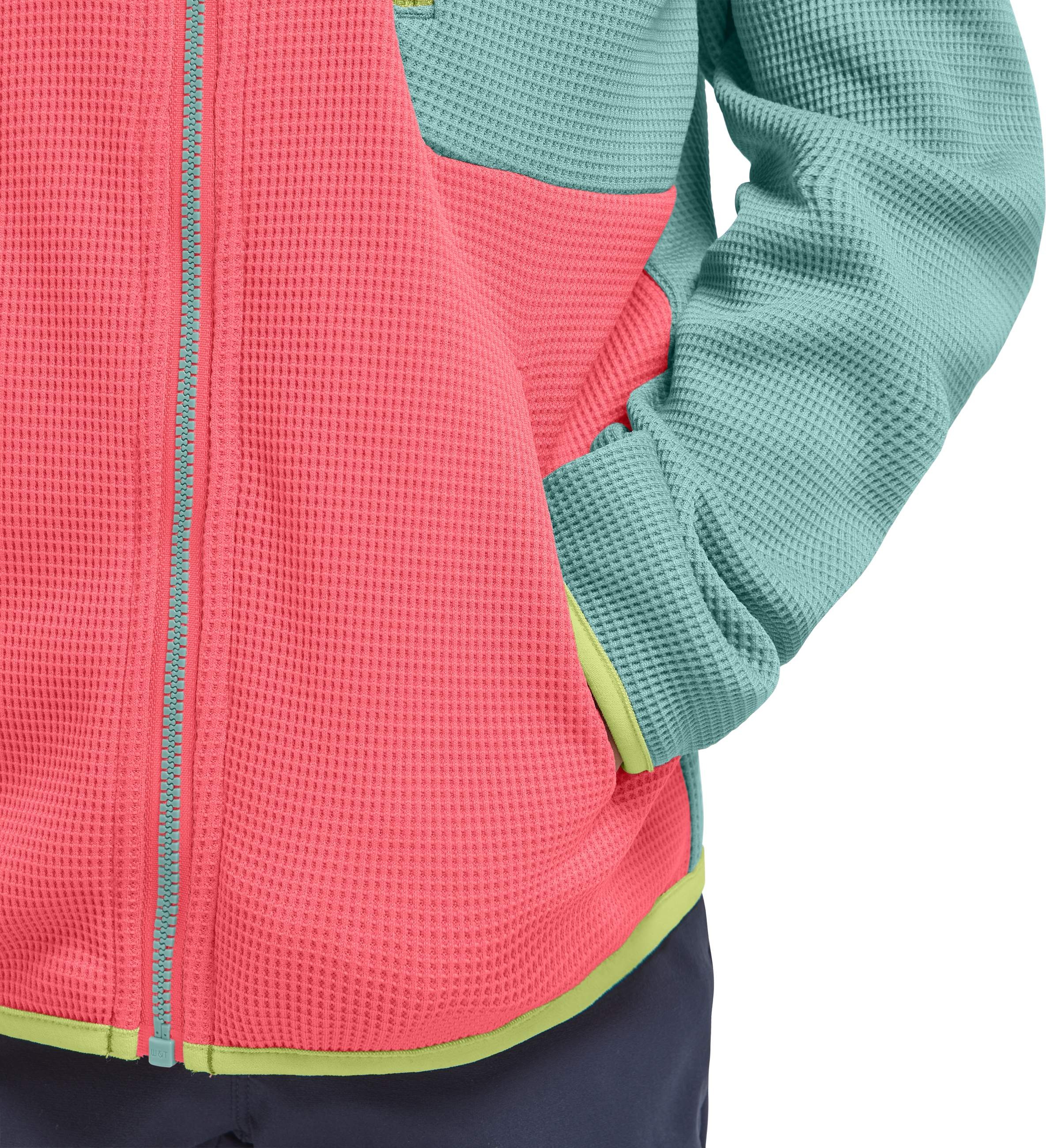 Jack Wolfskin Softshelljacke »ACTAMIC GRID MIDLAYER K«, mit Kapuze