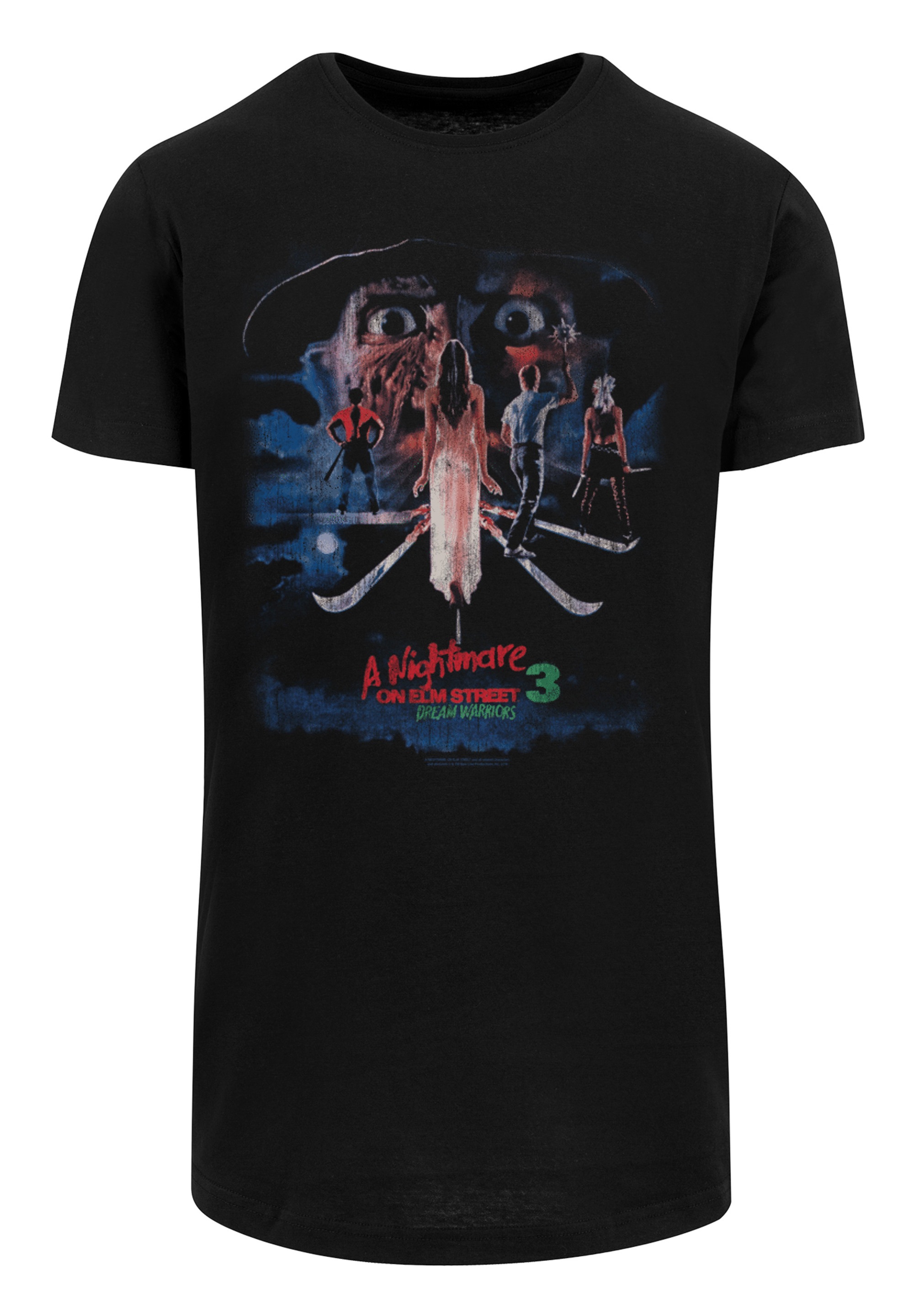 F4NT4STIC T-Shirt »Nightmare On Elm Street Dream Warriors«, Herren,Premium Merch,Lang,Longshirt,Bedruckt
