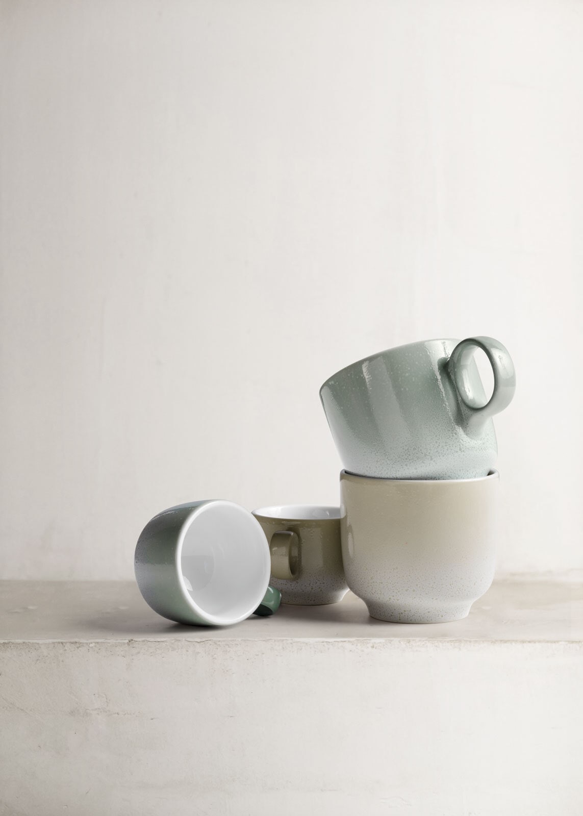 Seltmann Weiden Espressotasse »Espressotassen mit Henkel Sento Home 80 ml 6er Set«