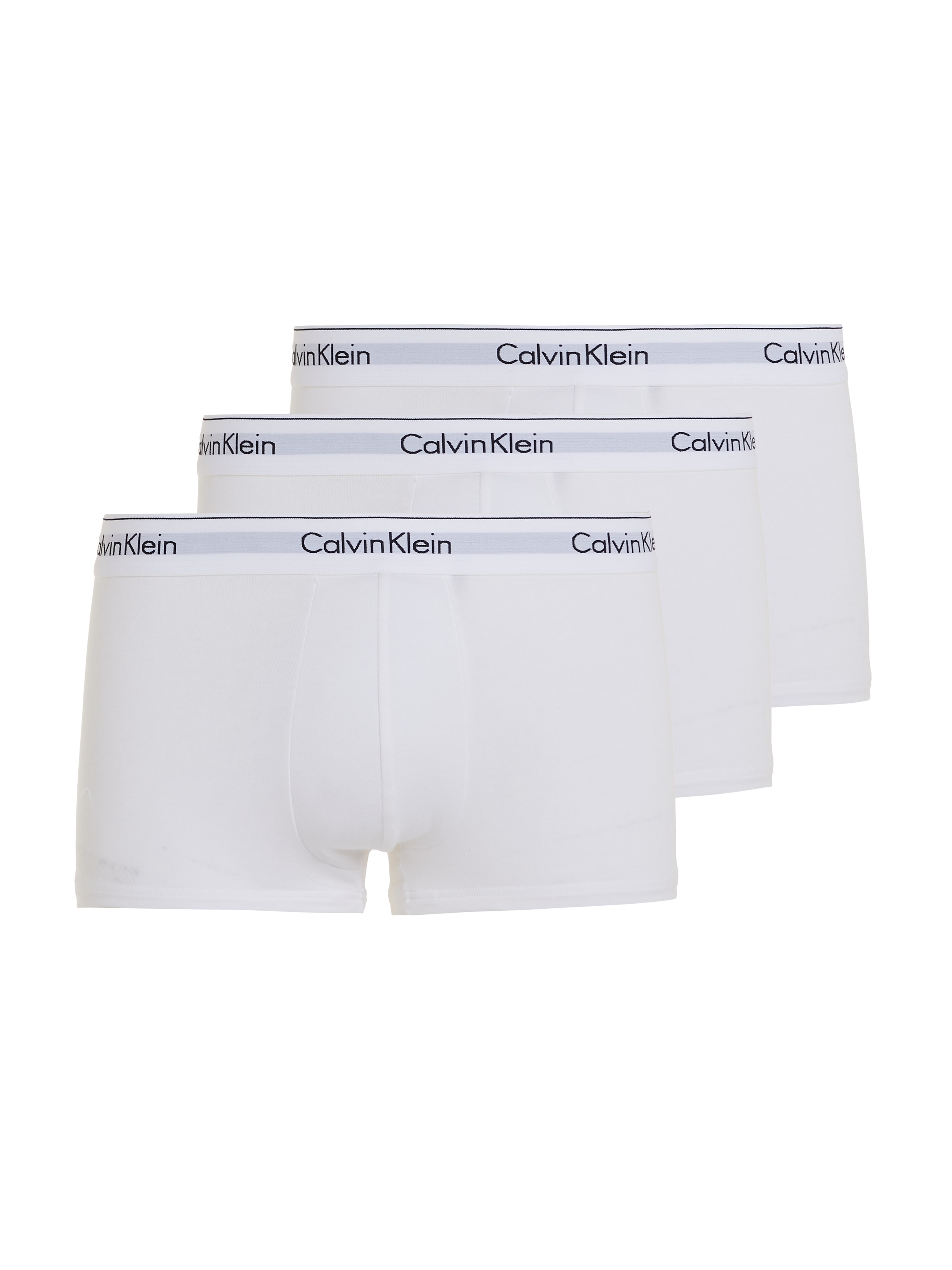 Calvin Klein Underwear Trunk, (Packung, 3 St., 3er-Pack), mit Logoschriftzug am Wäschebund