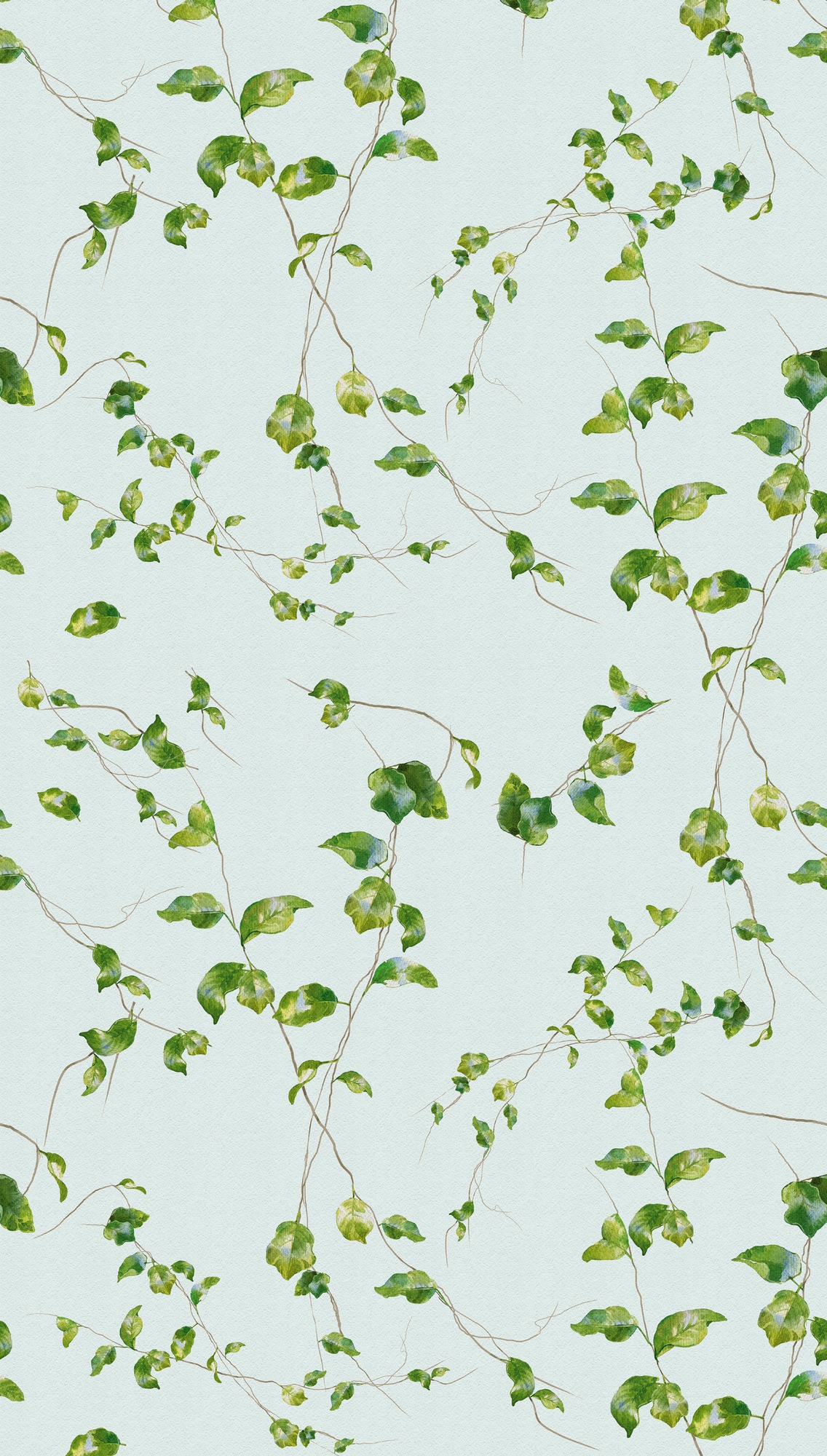 living walls Fototapete »THE WALL III Blätterranken Tapete Motivtapete Floral Blattmotiv«, matt, Vliestapete Blätter für Schlafzimmer Küche Wohnzimmer Blätterranke