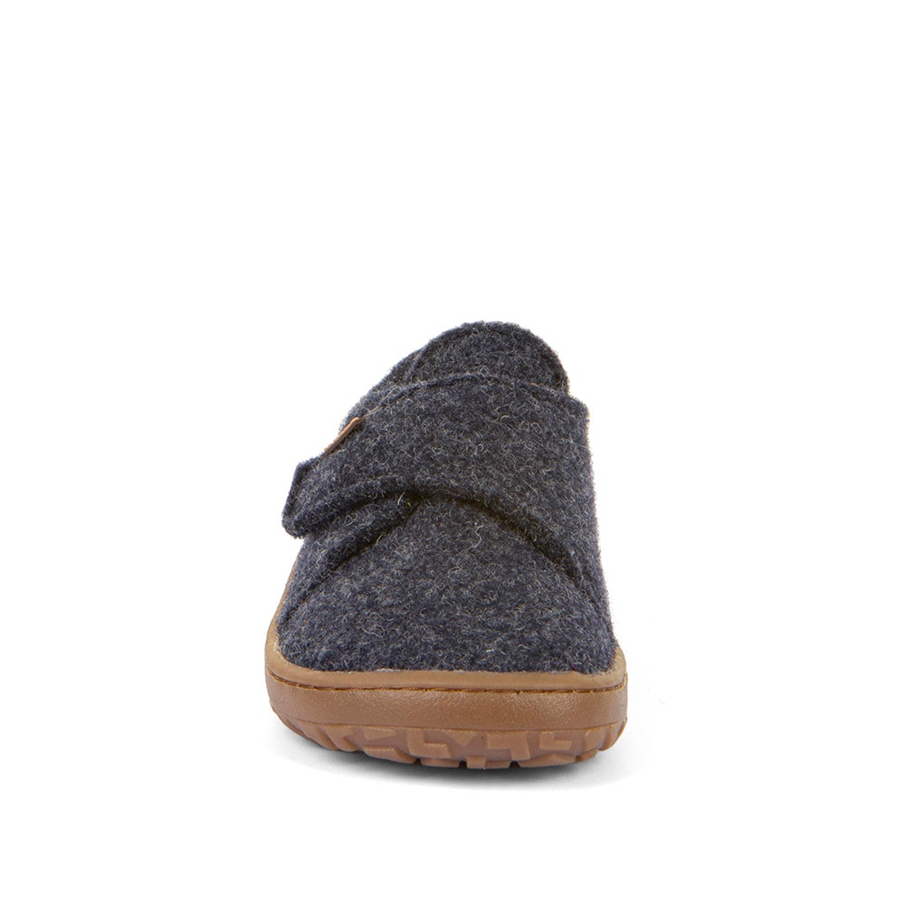 froddo® Hausschuh »BAREFOOT WOOLY«, Klettschuh, Kindergartenschuh mit Wollfutter