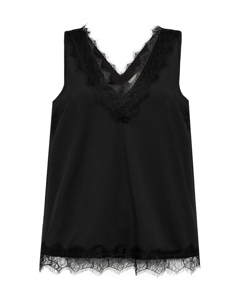 FREEQUENT Spitzentop "FQBICCO-TOP" mit Spitzen-Häkel--Details günstig online kaufen