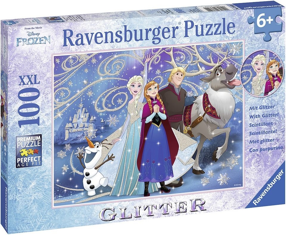 Ravensburger Puzzle »Disney Frozen, glitzernder Schnee«, Made in Germany