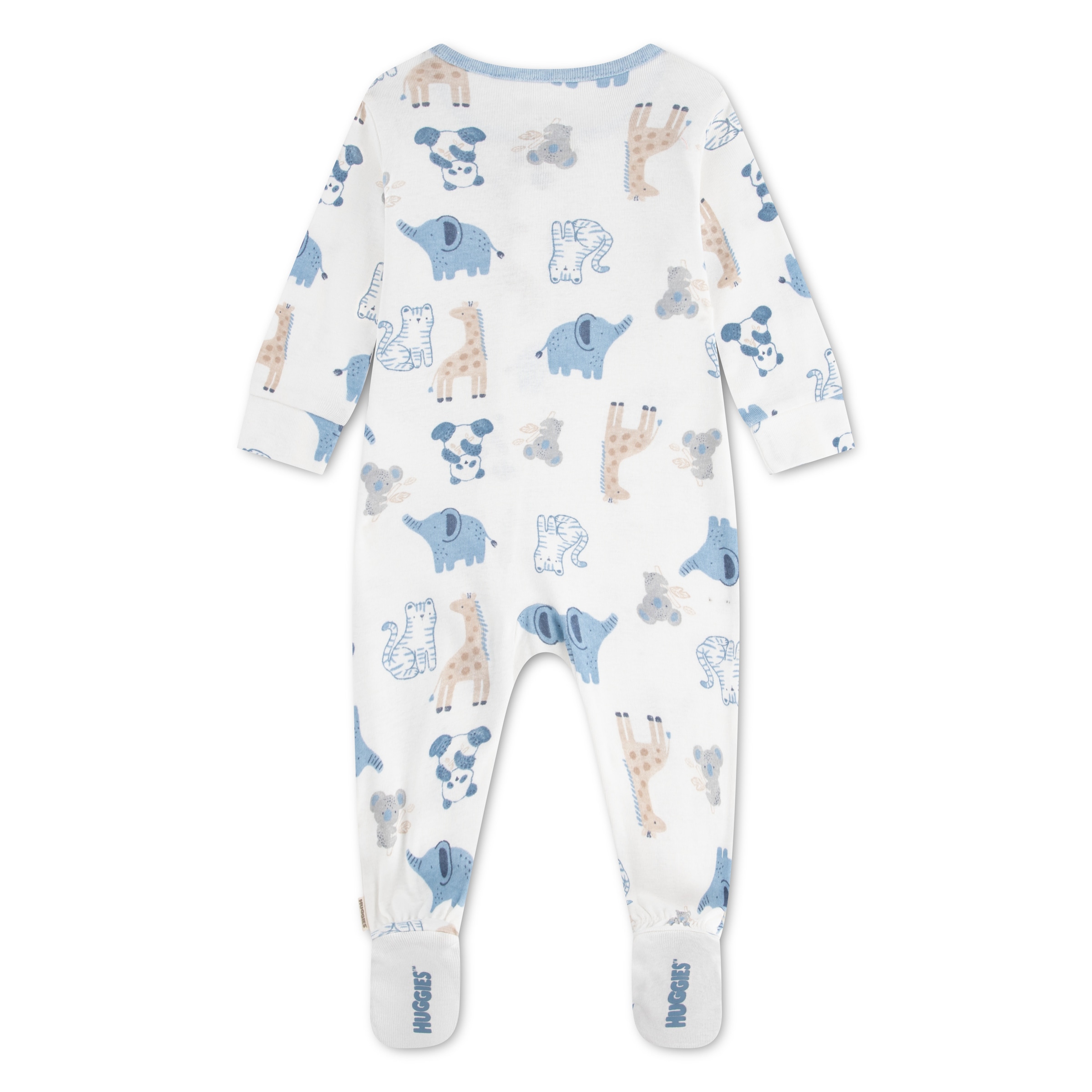 HUGGIES babywear Overall »HUGB FOOTED COVERALL« Strampler mit langen Armen und Füßen /  Allover-Print / für Boys