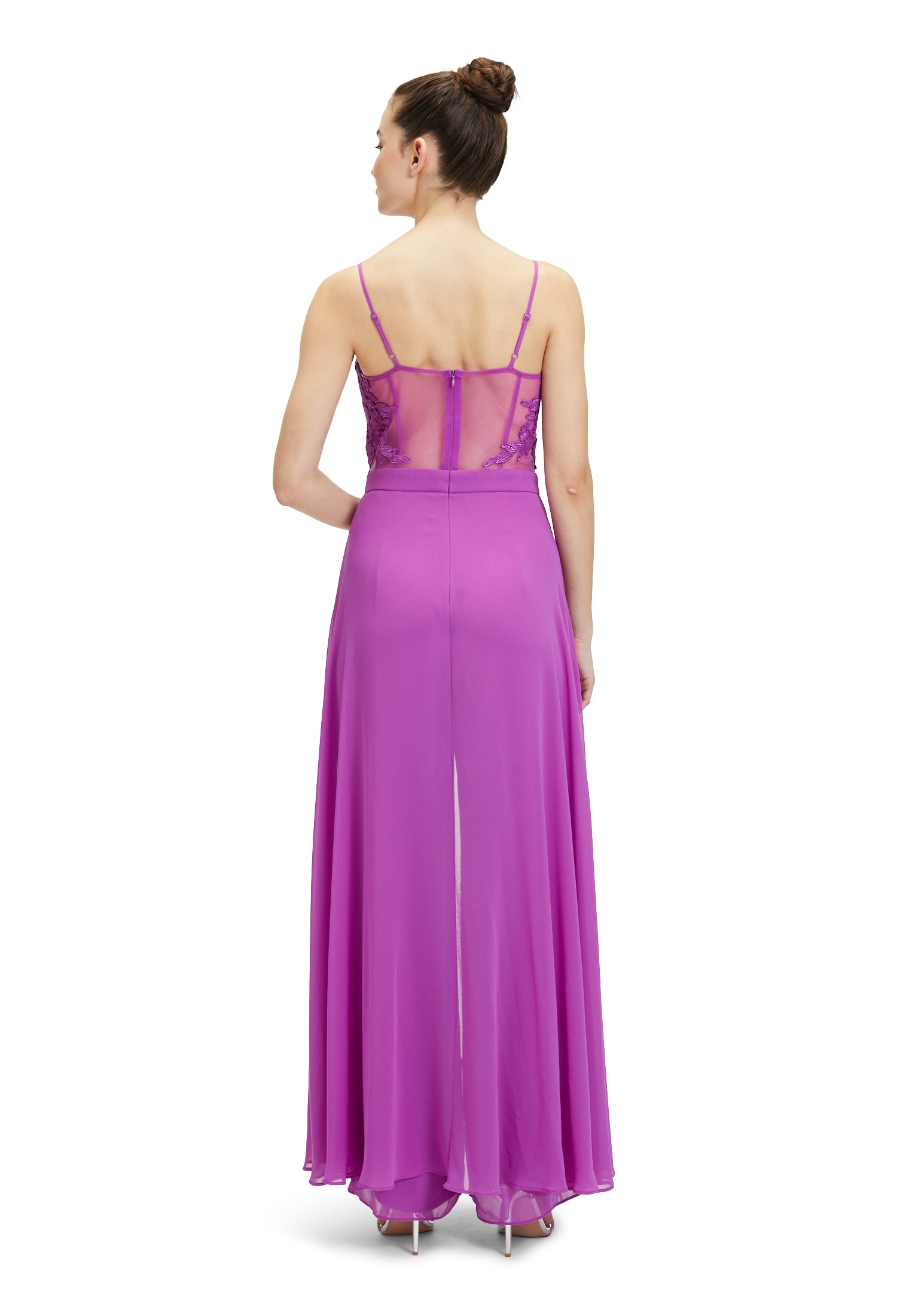 Vera Mont Overall »Vera Mont Damen Jumpsuit mit Stickerei«, (1 tlg.), Materialmix