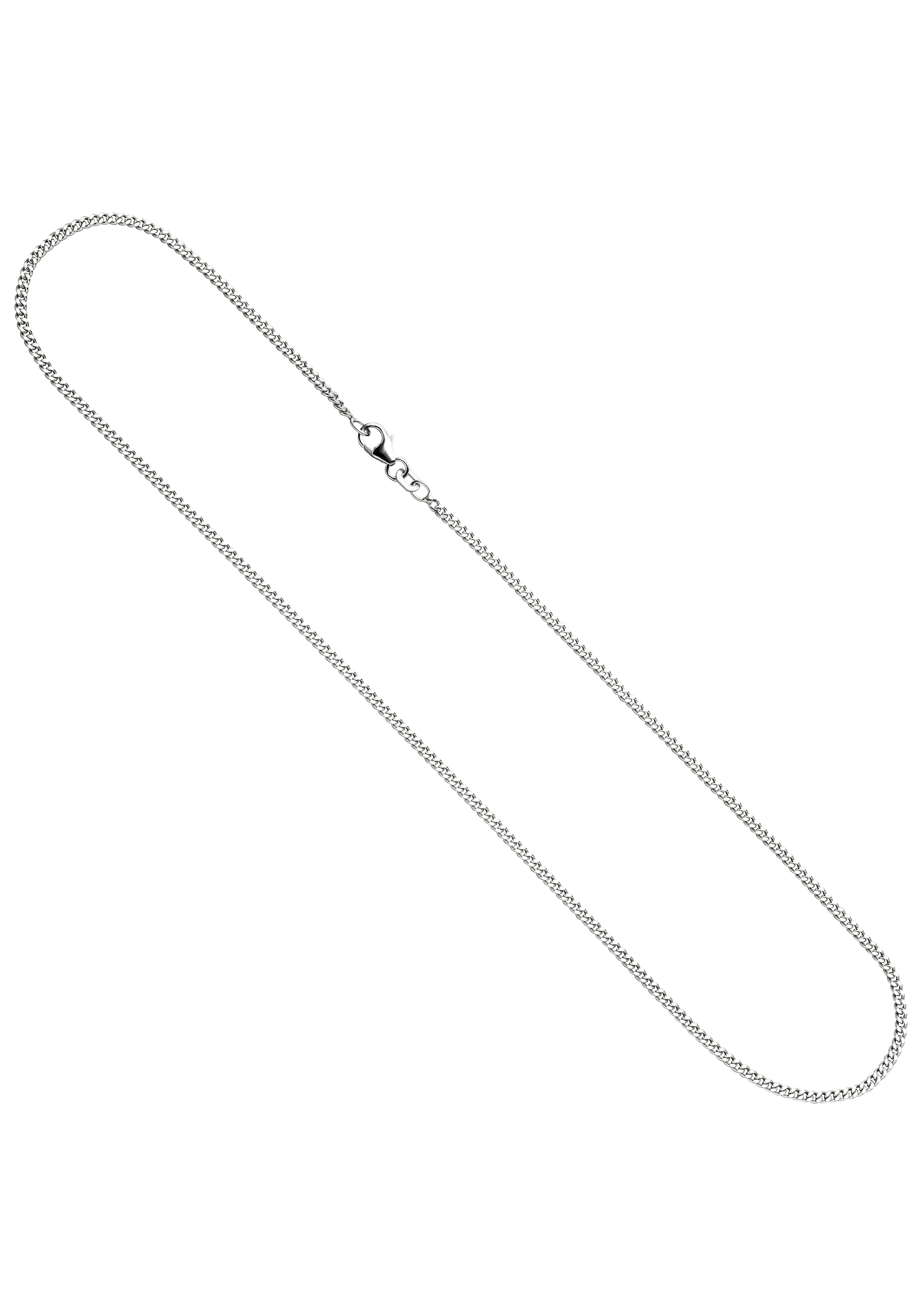 JOBO Silberkette, Panzerkette 925 Silber 38 cm 1,7 mm