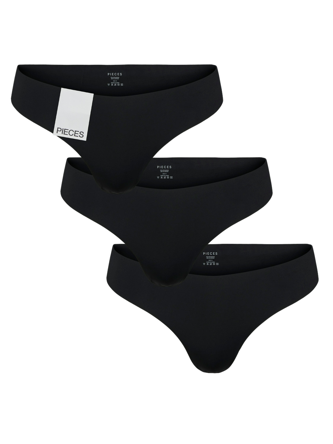 Slip »PCNAMEE THONG 3-PACK NOOS«, (Packung, 3 St.)