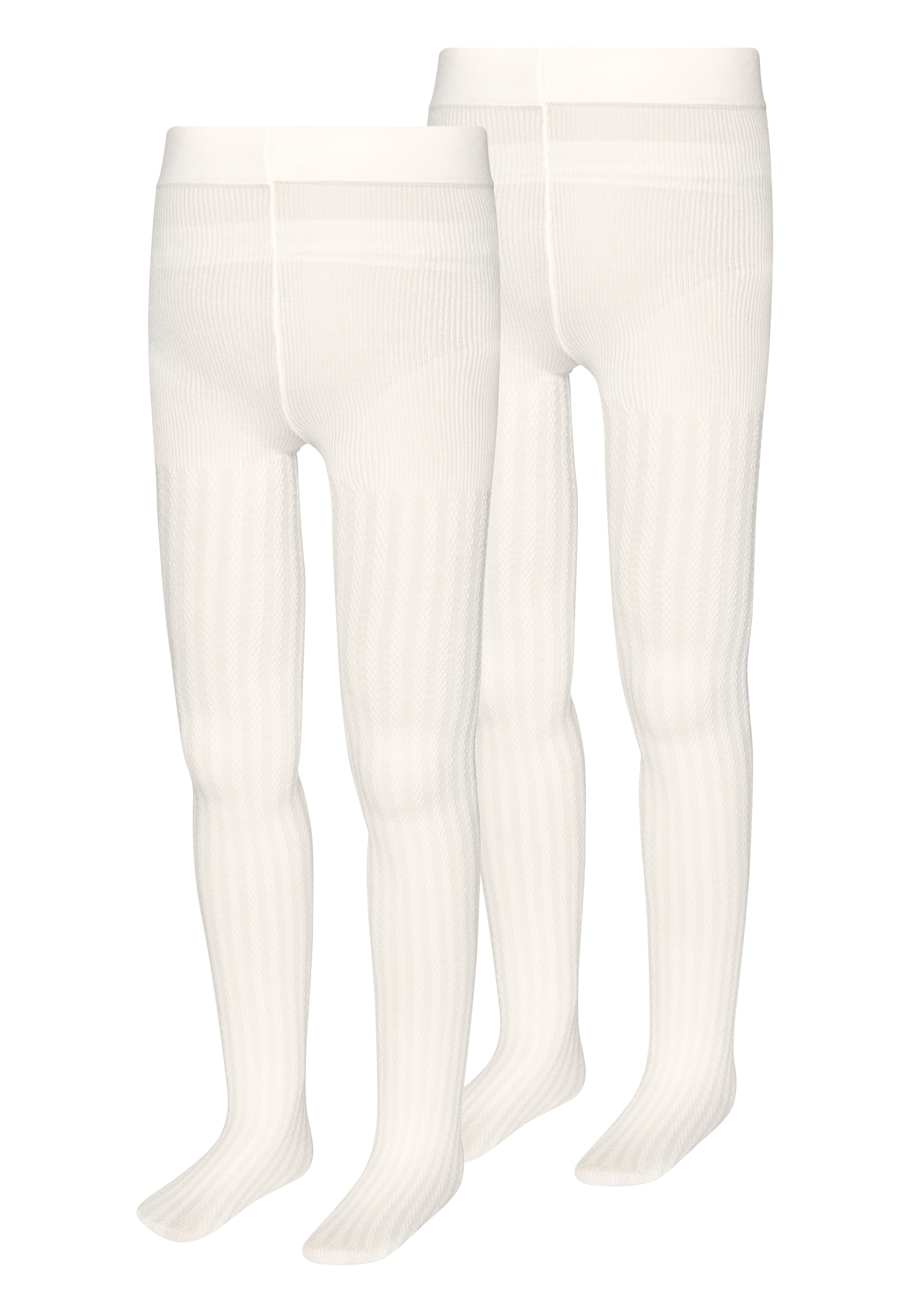 H.I.S Feinstrumpfhose 20 Packung, 2 Stk. tlg. mit geripptem Muster