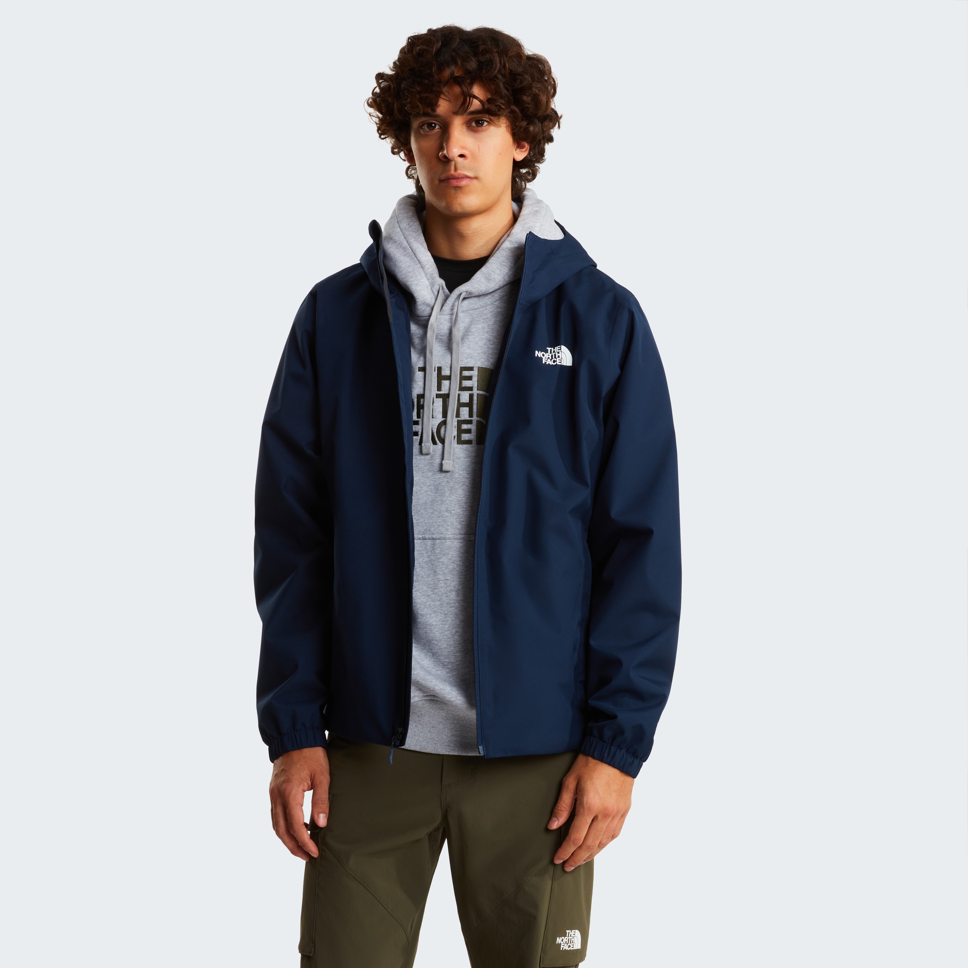 The North Face Funktionsjacke "M QUEST JACKET" sportlicher Stil, leichtes Material, atmungsaktiv, wetterfest