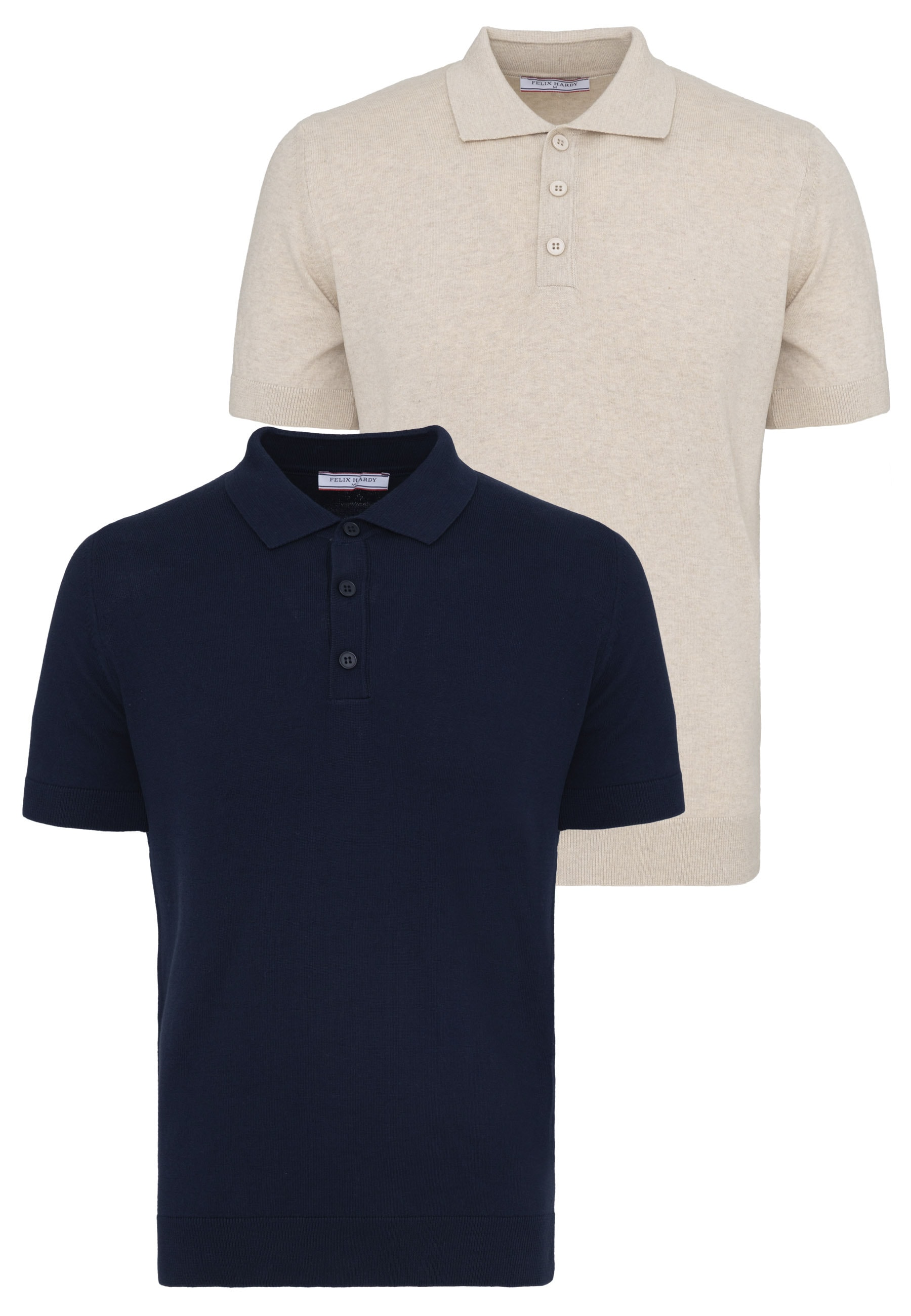 Felix Hardy "Polo Shirt Kurzarm 2er-Pack"