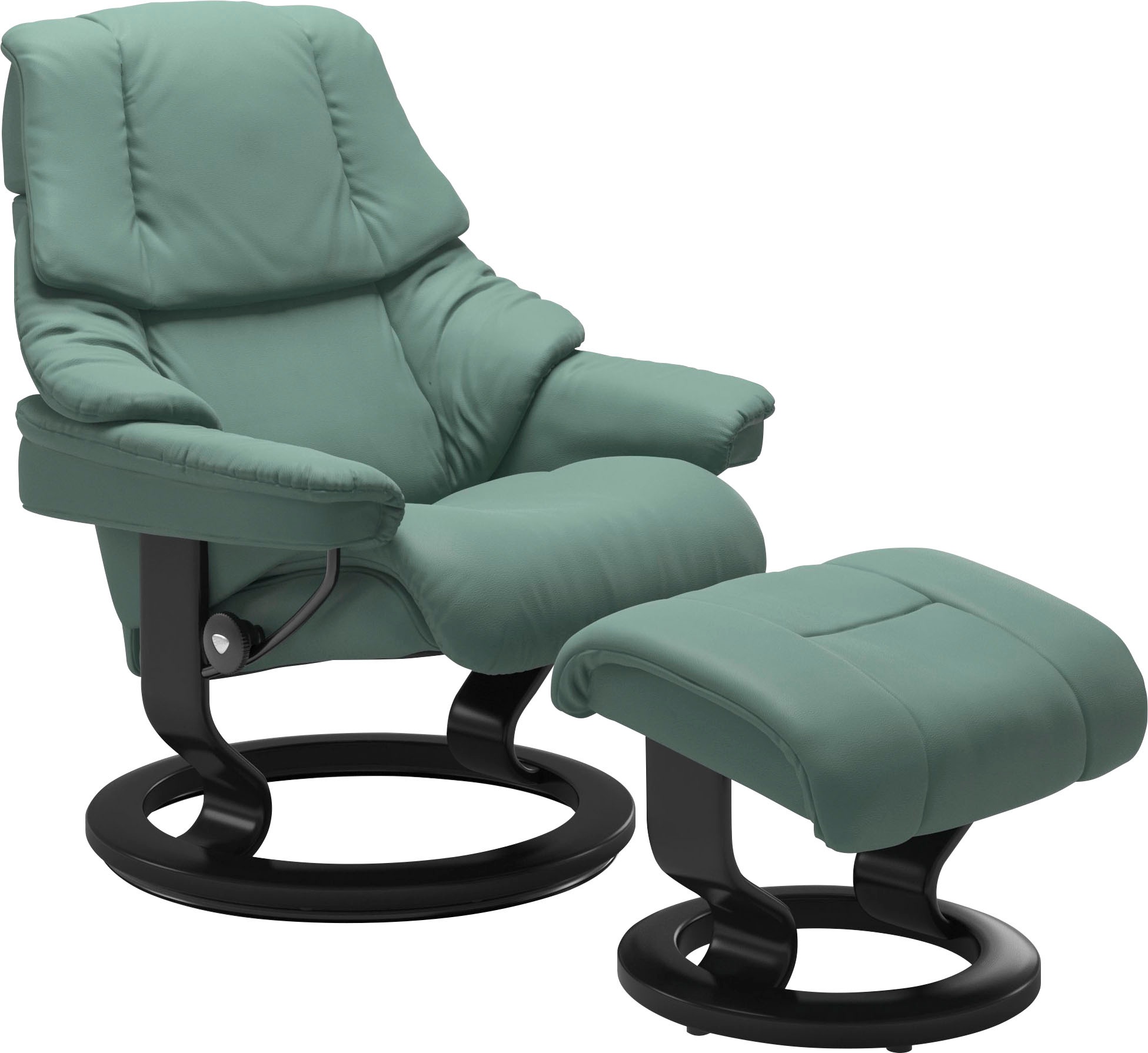 Stressless® Relaxsessel-Set »Reno«, mit Hocker, mit Classic Base, Größe S, M & L, Gestell Schwarz