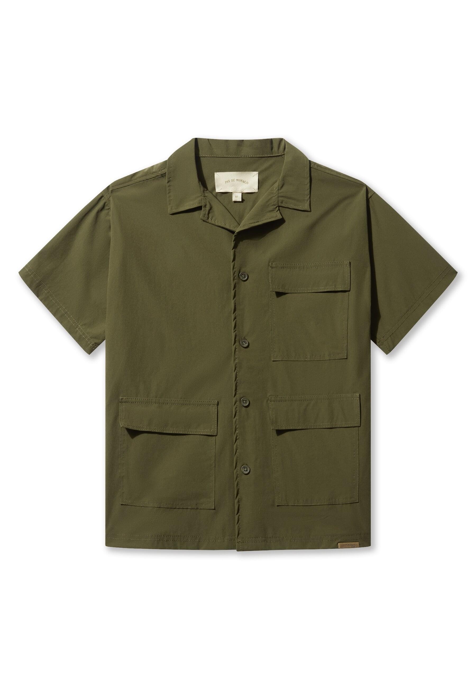 Pas De Monaco Kurzarmhemd "Pas De Monaco UTILITY SHIRT" 1 Stk. günstig online kaufen