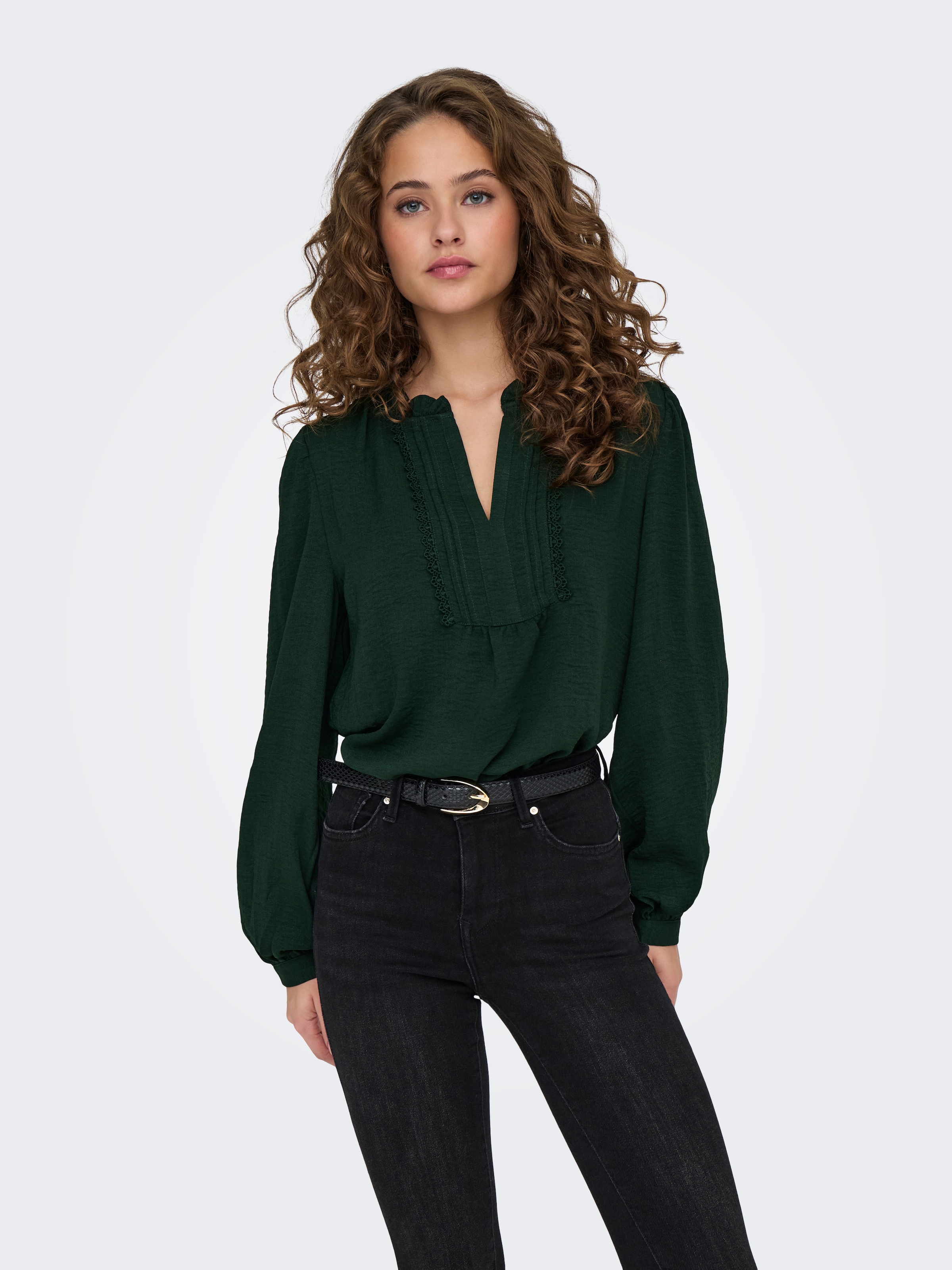 JDY Langarmbluse "JDYRACHEL LIFE L/S PINTUCK TOP WVN NOOS", im romantischen günstig online kaufen