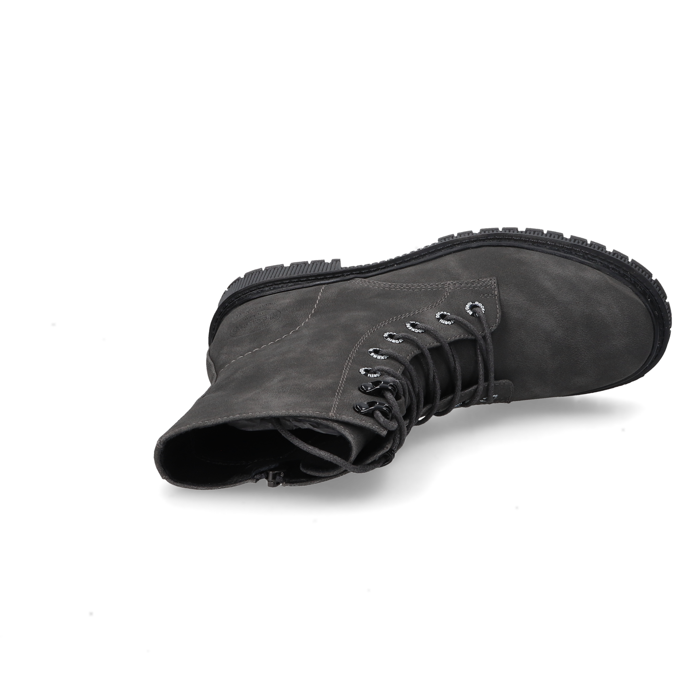 Dockers by Gerli Schnürboots, Biker Boots mit Reißverschluss