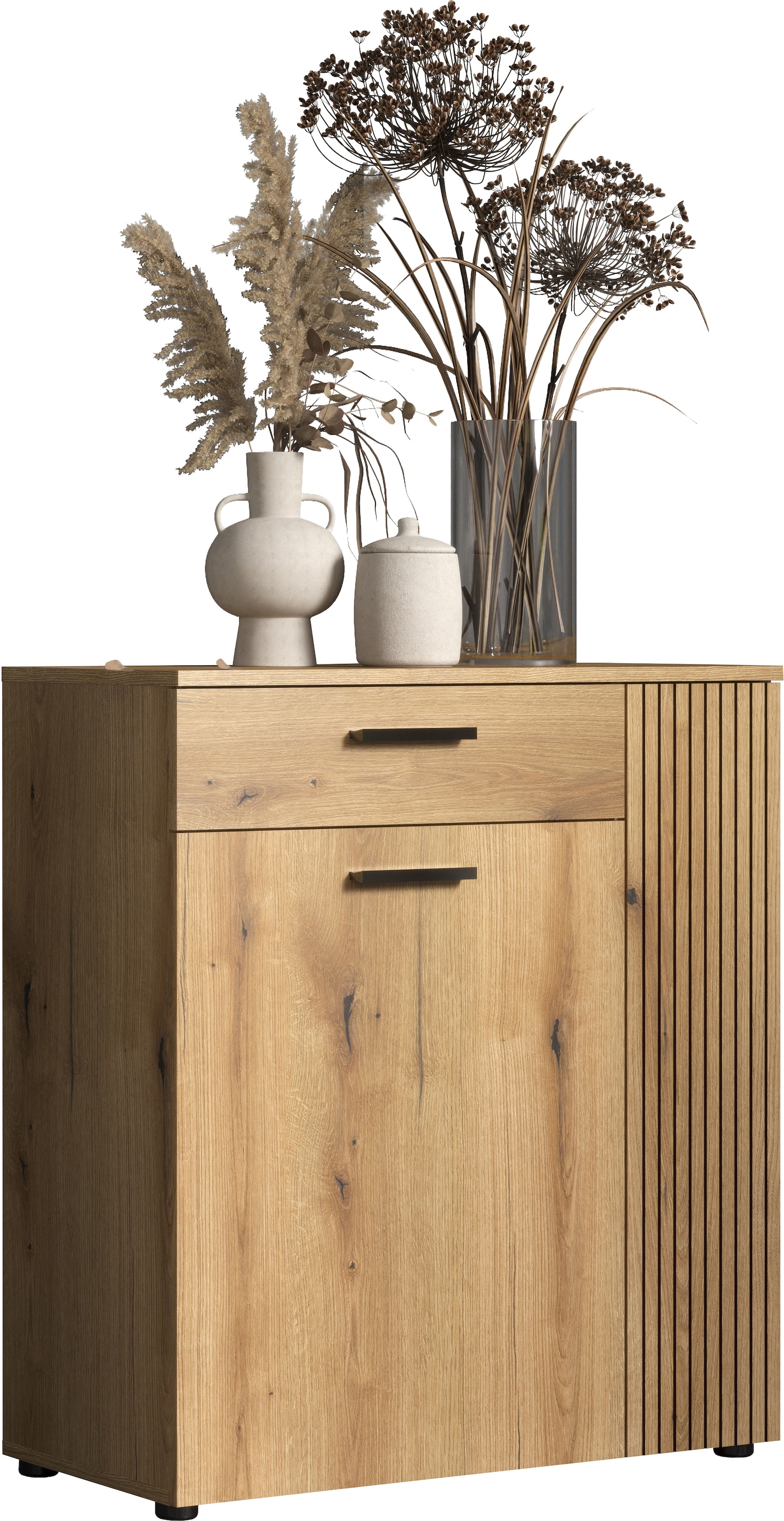 Home affaire Kommode "Amrum" 1 Stk. tlg. Schuhschrank 2 Türen & 1 Vollauszu günstig online kaufen